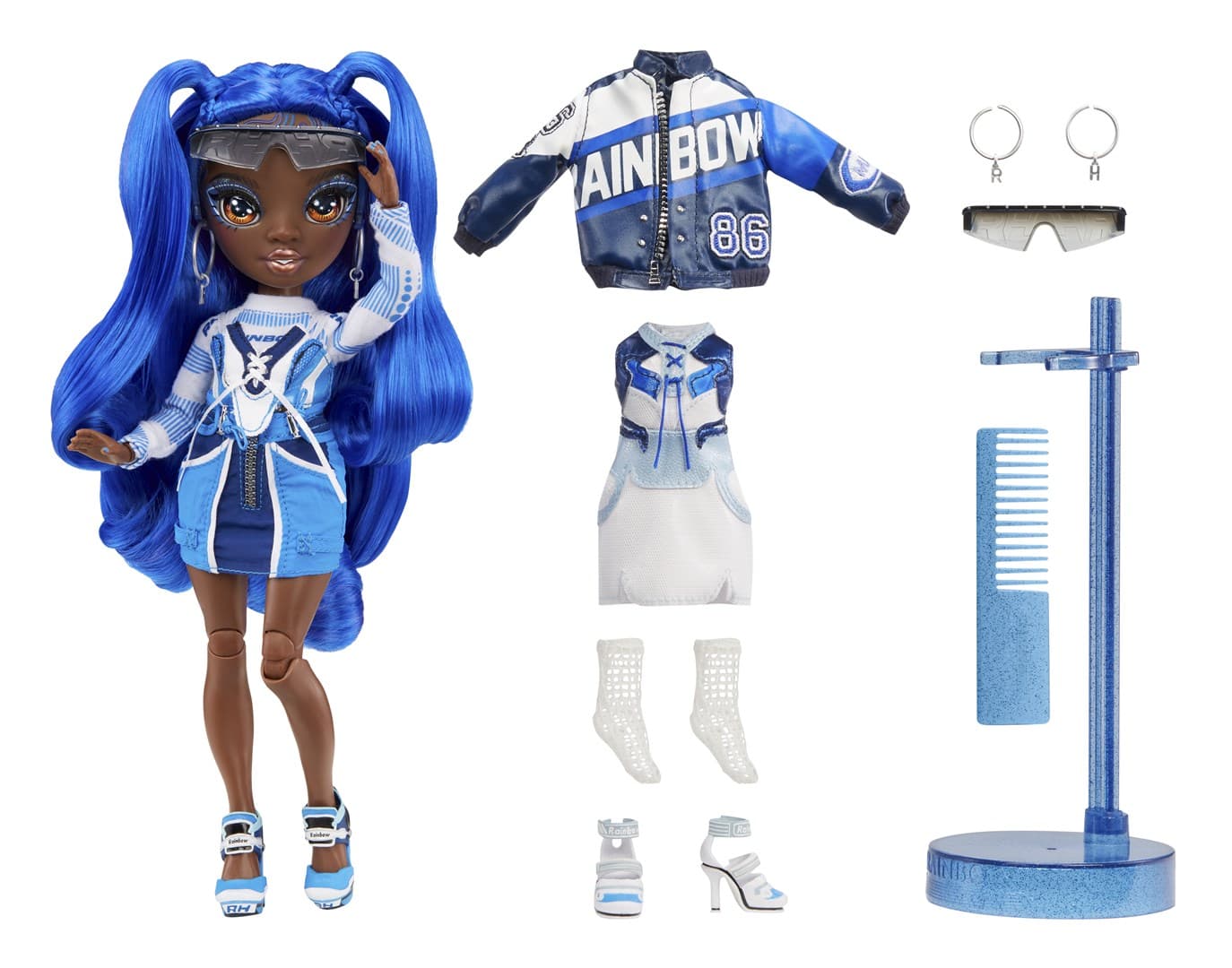 

Rainbow High Core Lalka Fashion doll - Coco Vanderbalt (Cobalt) 578321, Cobalt) 57832