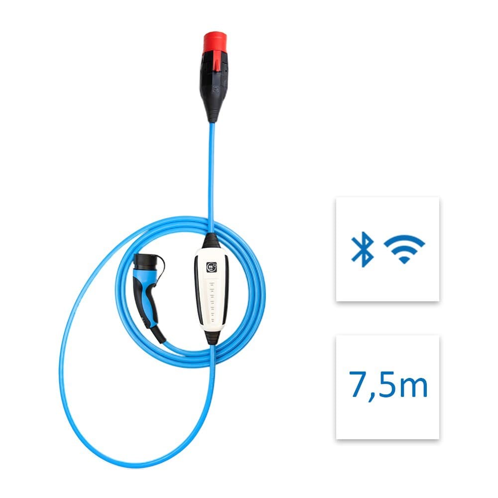 

NRGkick 32A Standard WiFi&Bluetooth 7,5m Ładowarka mobilna do samochodu elektrycznego