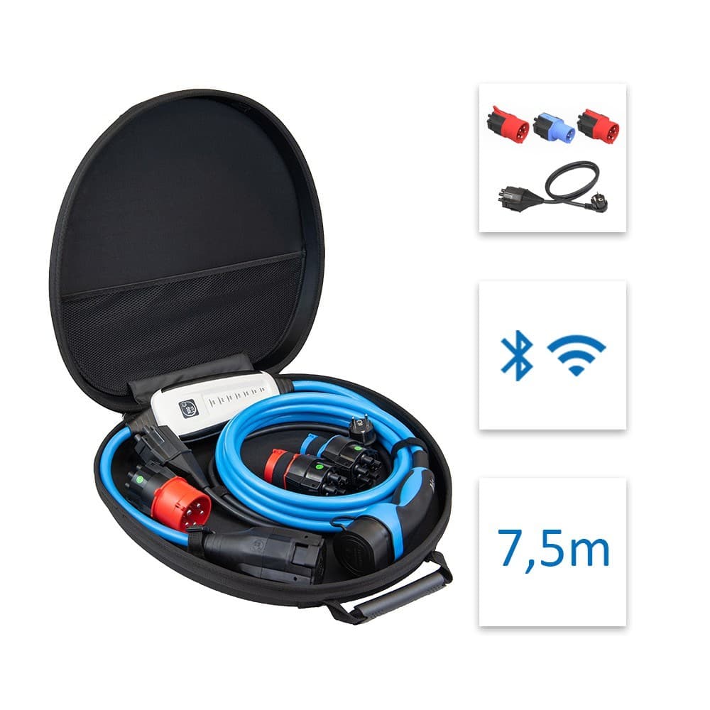 

NRGkick 32A Zestaw optymalny WiFi&Bluetooth 7,5m Ładowarka mobilna do samochodu elektrycznego