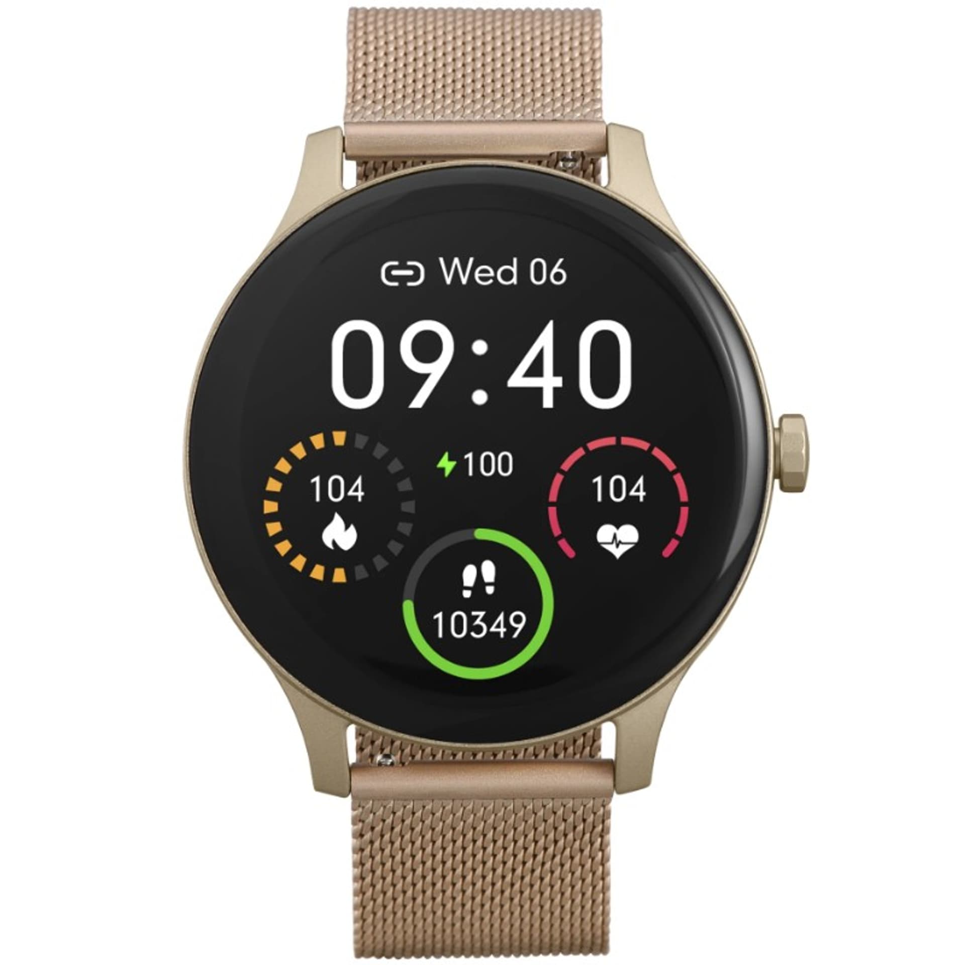 

Garett Smartwatch Classy złoty stalowy