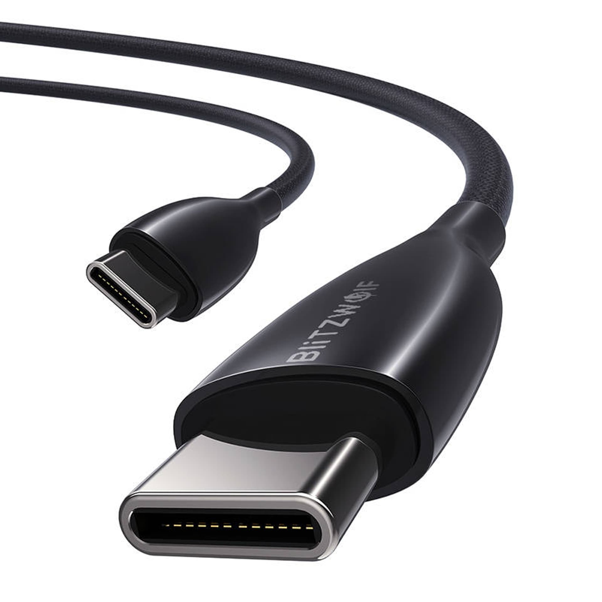 

Kabel USB-C do USB-C BlitzWolf BW-TC24, 100W, 5A, 0.9m (czarny)