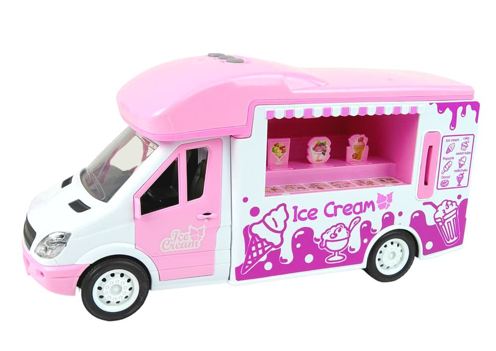

Interaktywne Auto Lodziarnia Food Truck Światło Dźwięk Lody