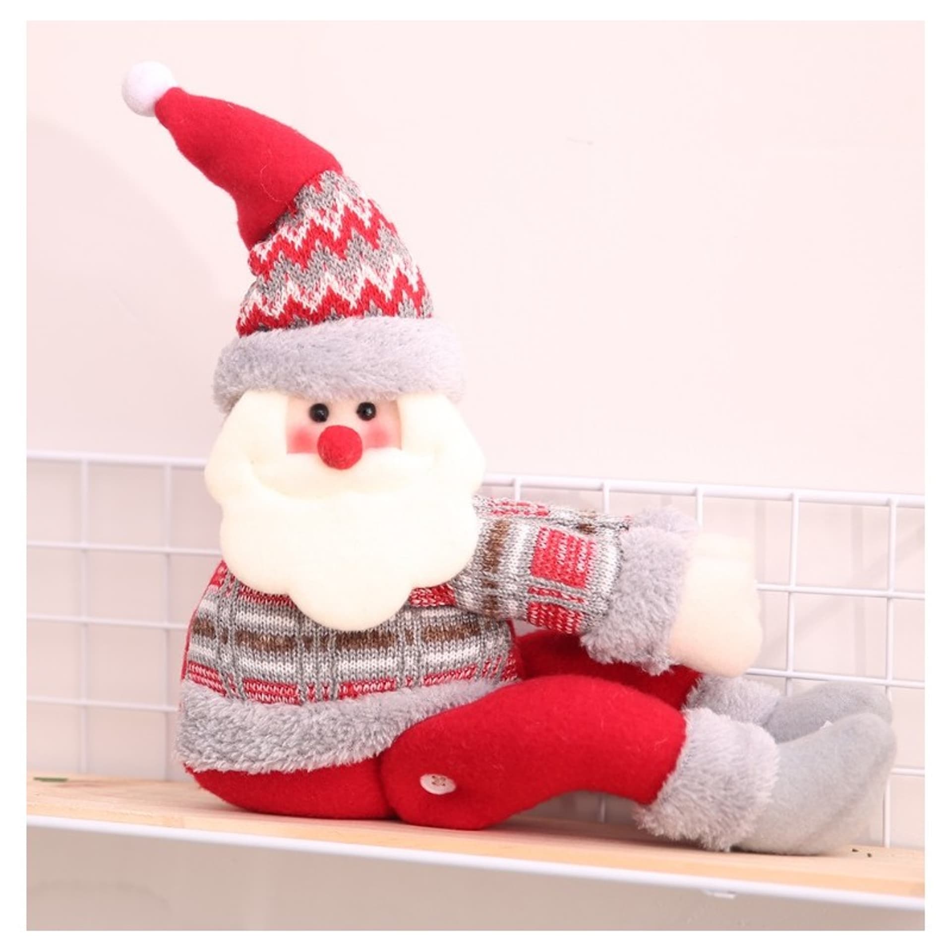 

Mikołaj krasnal świąteczny Boże Narodzenie na Rzep 34 cm Wzory Norweskie KSN38