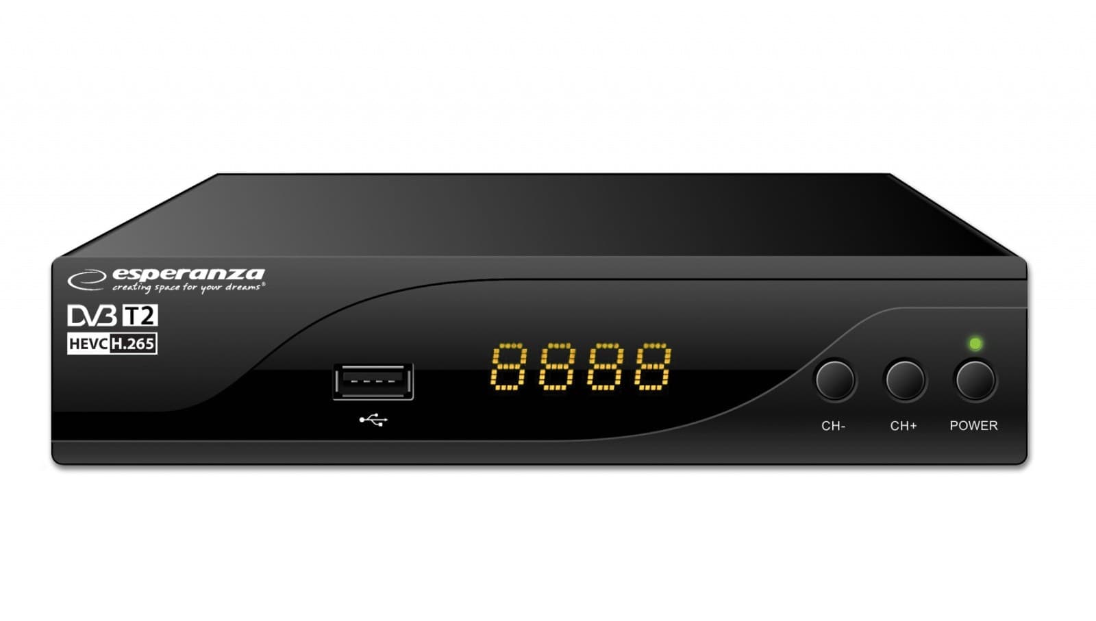 

EV105R Esperanza tuner cyfrowy dvb-t2 h.265/hevc ev105r