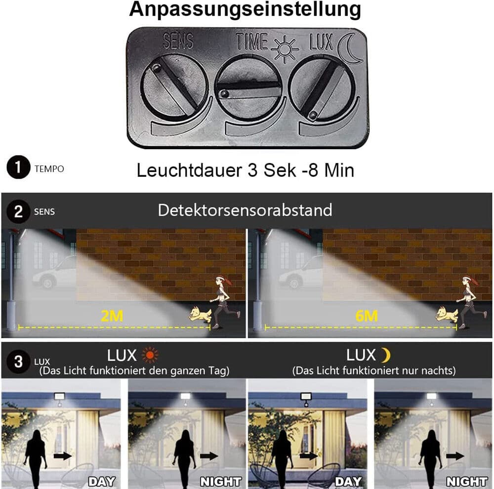 

Lampa lampka LED 30W ogrodowa na podwórko z czujnikiem ruchu do garażu