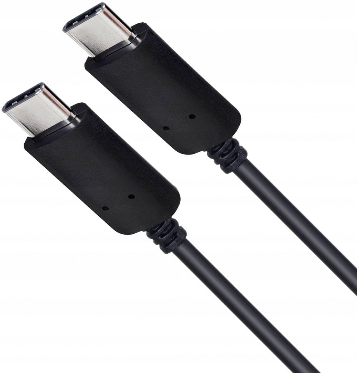 

Kabel USB C - USB C 1m. silikonowy czarny