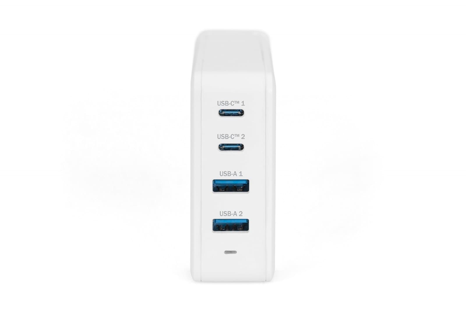 

Uniwersalna 4-portowa ładowarka sieciowa 100W, 2x USB-C, 2x USB-A, PD 3.0 Biała
