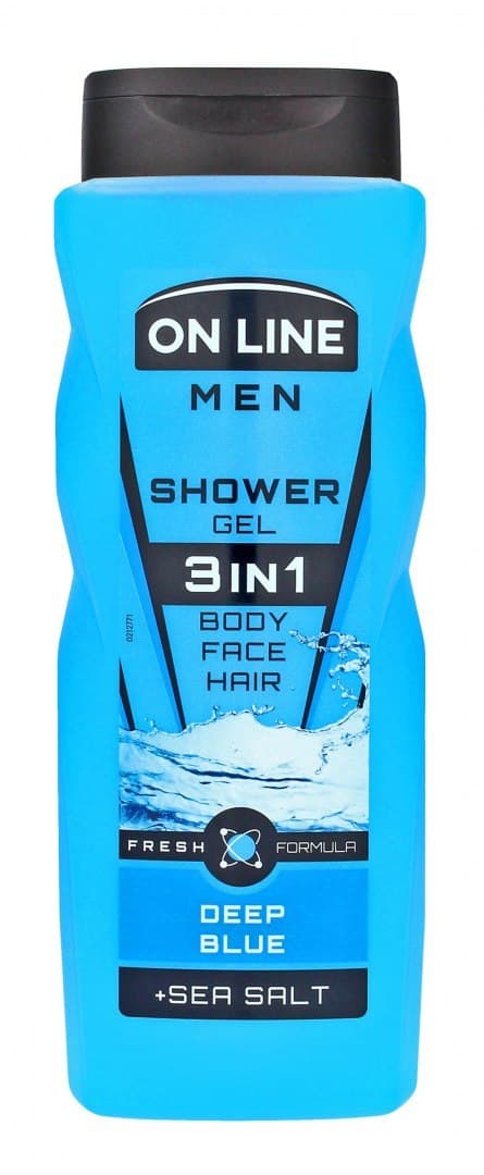 

On Line Men Żel pod prysznic 3in1 Deep Blue dla mężczyzn 410ml