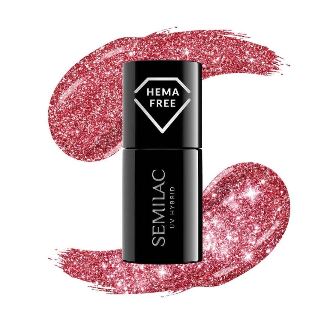 

SEMILAC Lakier hybrydowy Flash 457 Glamorous Red (HEMA free) 7ml