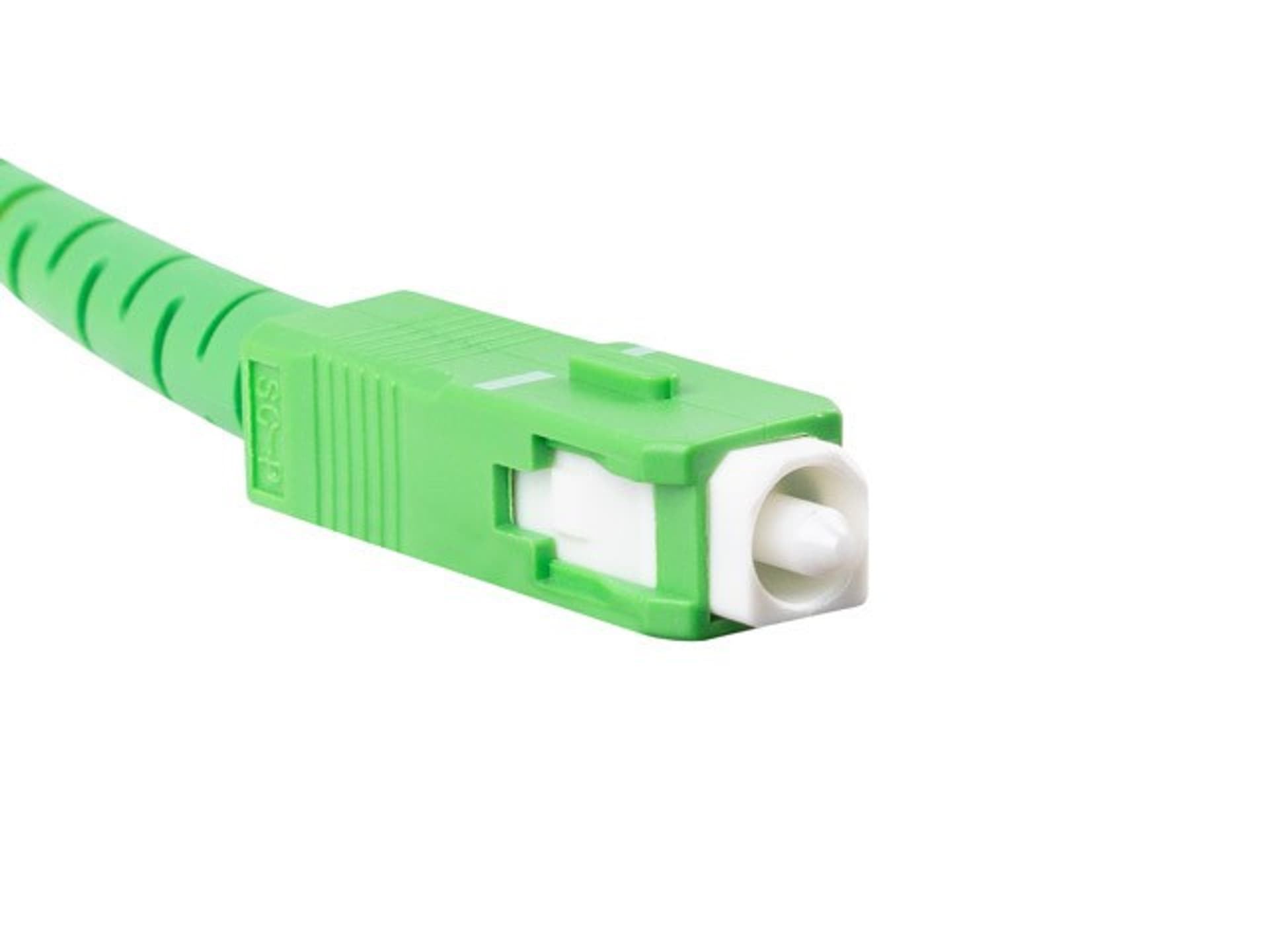 

Patchcord światłowodowy Sm Sc/Apc-Sc/Apc Simplex 3.0mm 25M biały
