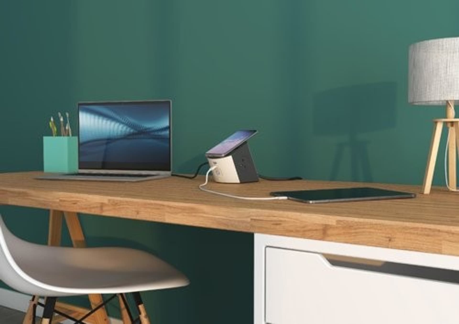 

Przedłużacz 2x2P+Z Indukcja USB A/C 2m