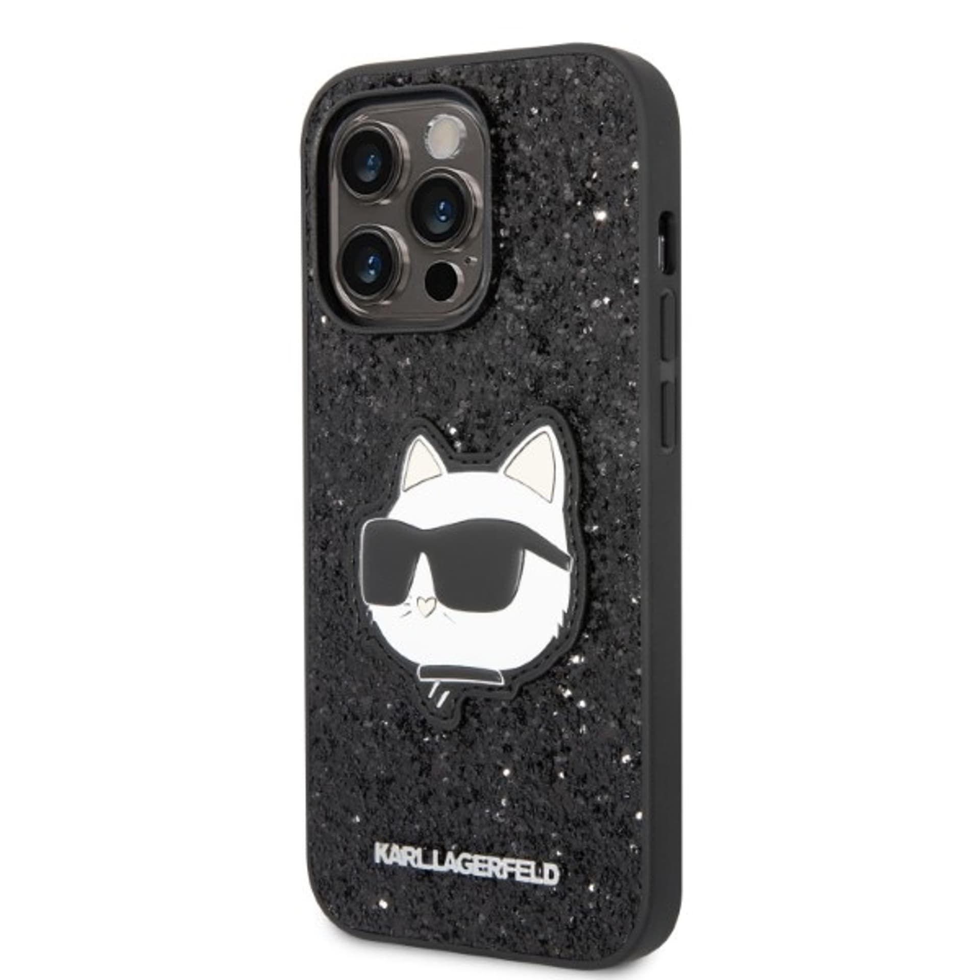 

Karl Lagerfeld KLHCP14LG2CPK iPhone 14 Pro 6,1" czarny/black hardcase Glitter Choupette Patch