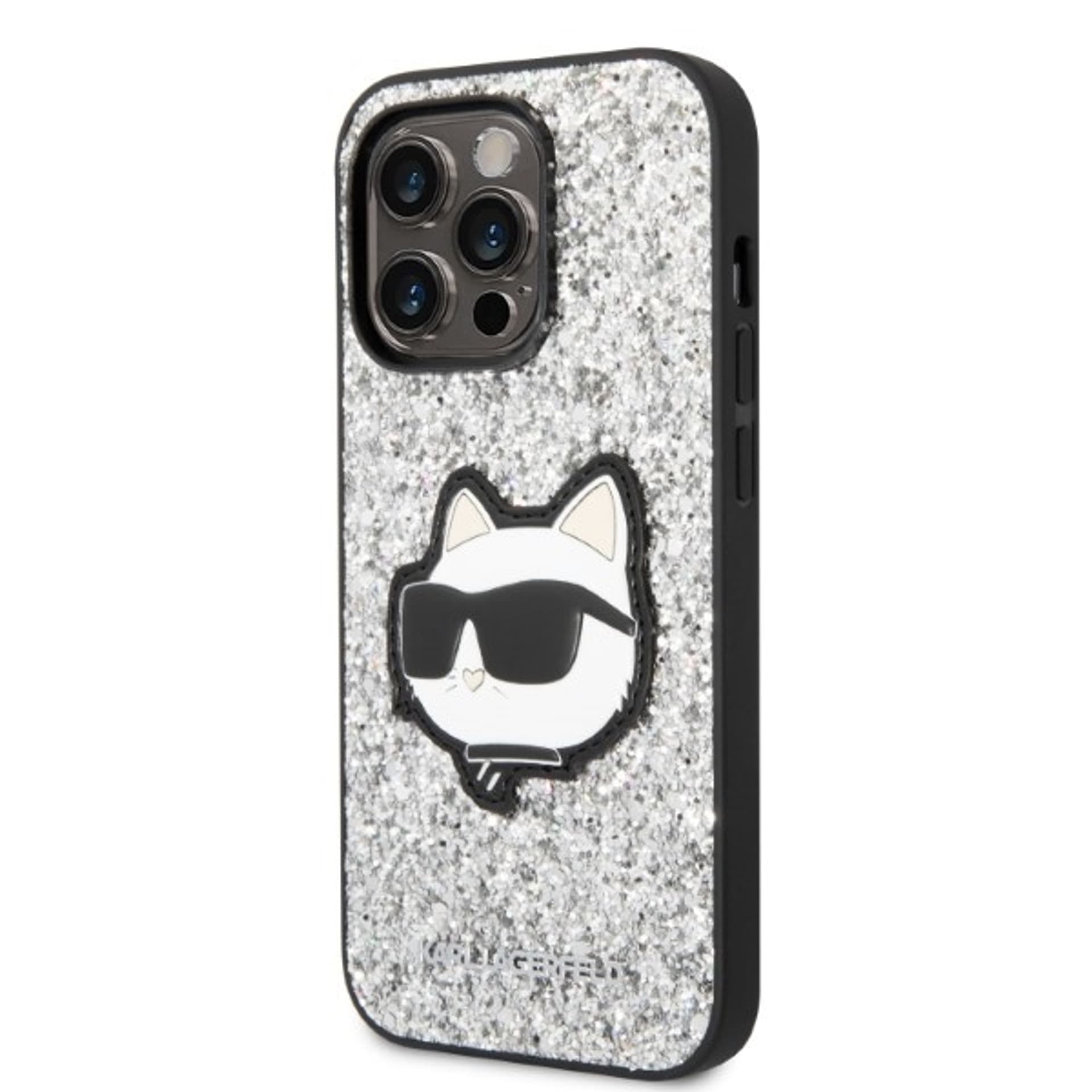 

Karl Lagerfeld KLHCP14XG2CPS iPhone 14 Pro Max 6,7" srebrny/silver hardcase Glitter Choupette Patch