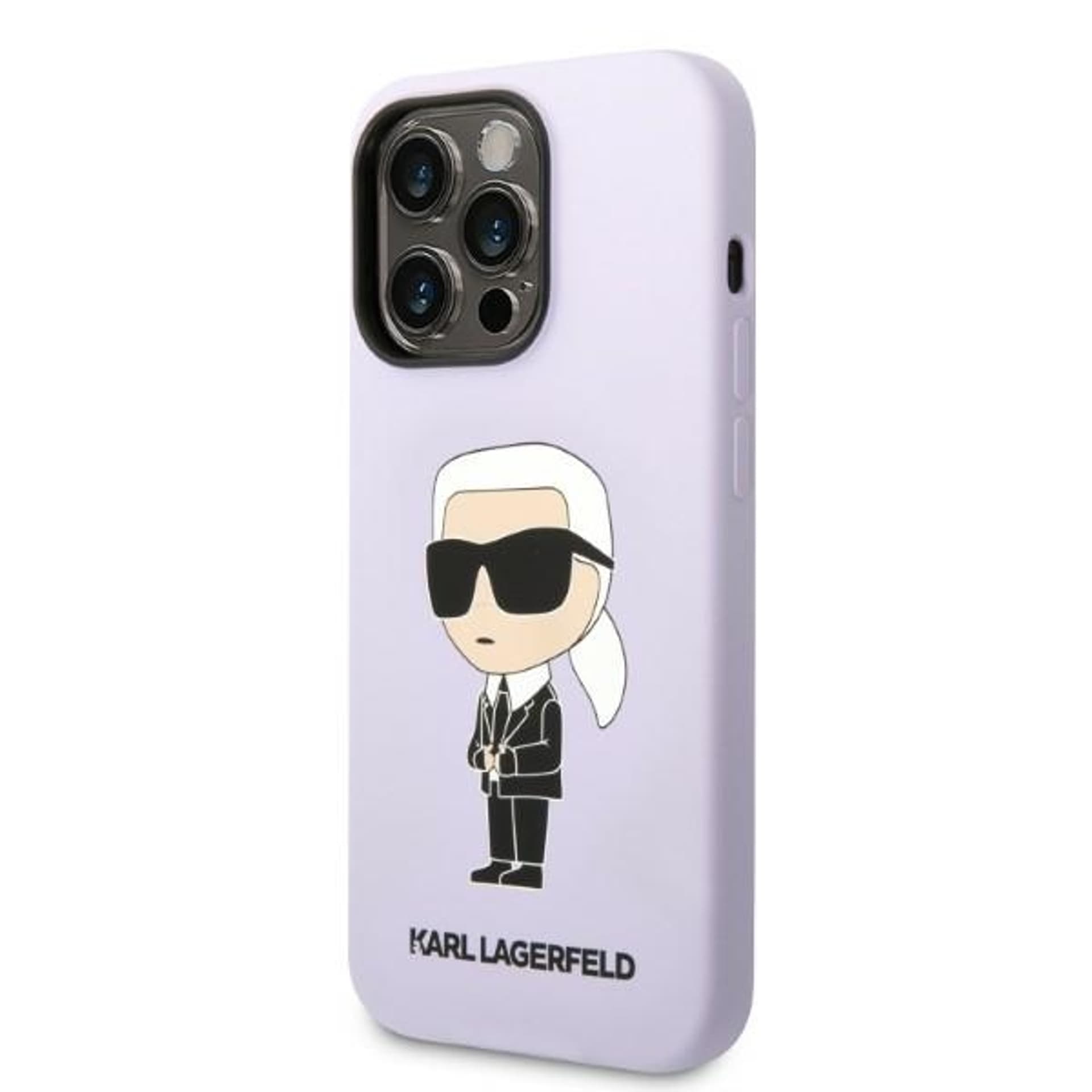 

Karl Lagerfeld KLHCP14LSNIKBCU iPhone 14 Pro 6,1" hardcase purpurowy/purple Silicone Ikonik