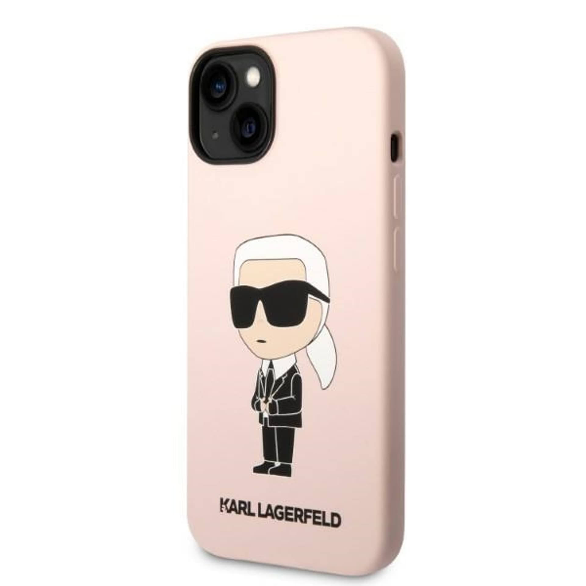 

Karl Lagerfeld KLHCP14SSNIKBCP iPhone 14 6,1" hardcase różowy/pink Silicone Ikonik