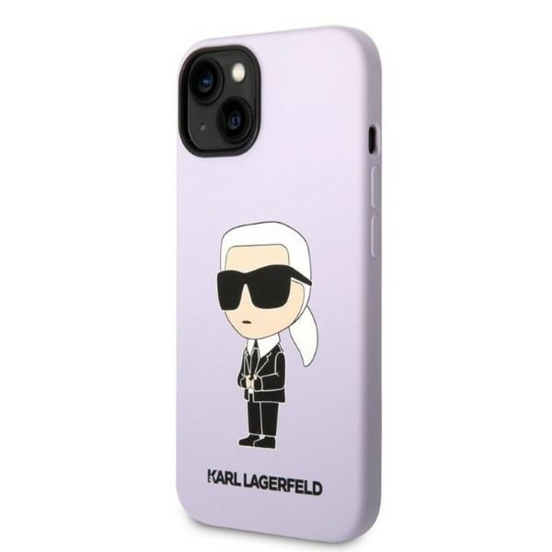 

Karl Lagerfeld KLHCP14MSNIKBCU iPhone 14 Plus 6,7" hardcase purpurowy/purple Silicone Ikonik