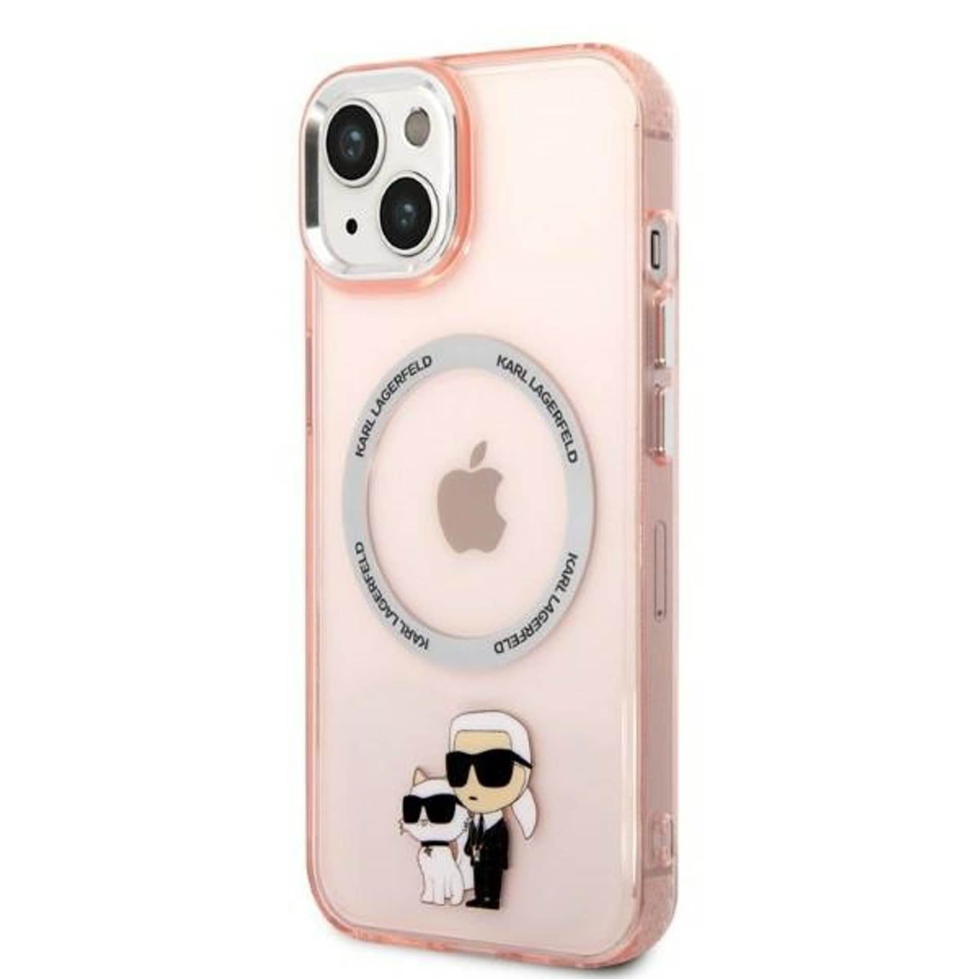 

Karl Lagerfeld KLHMP14SHNKCIP iPhone 14 6,1" hardcase różowy/pink Iconic Karl&Choupette Magsafe