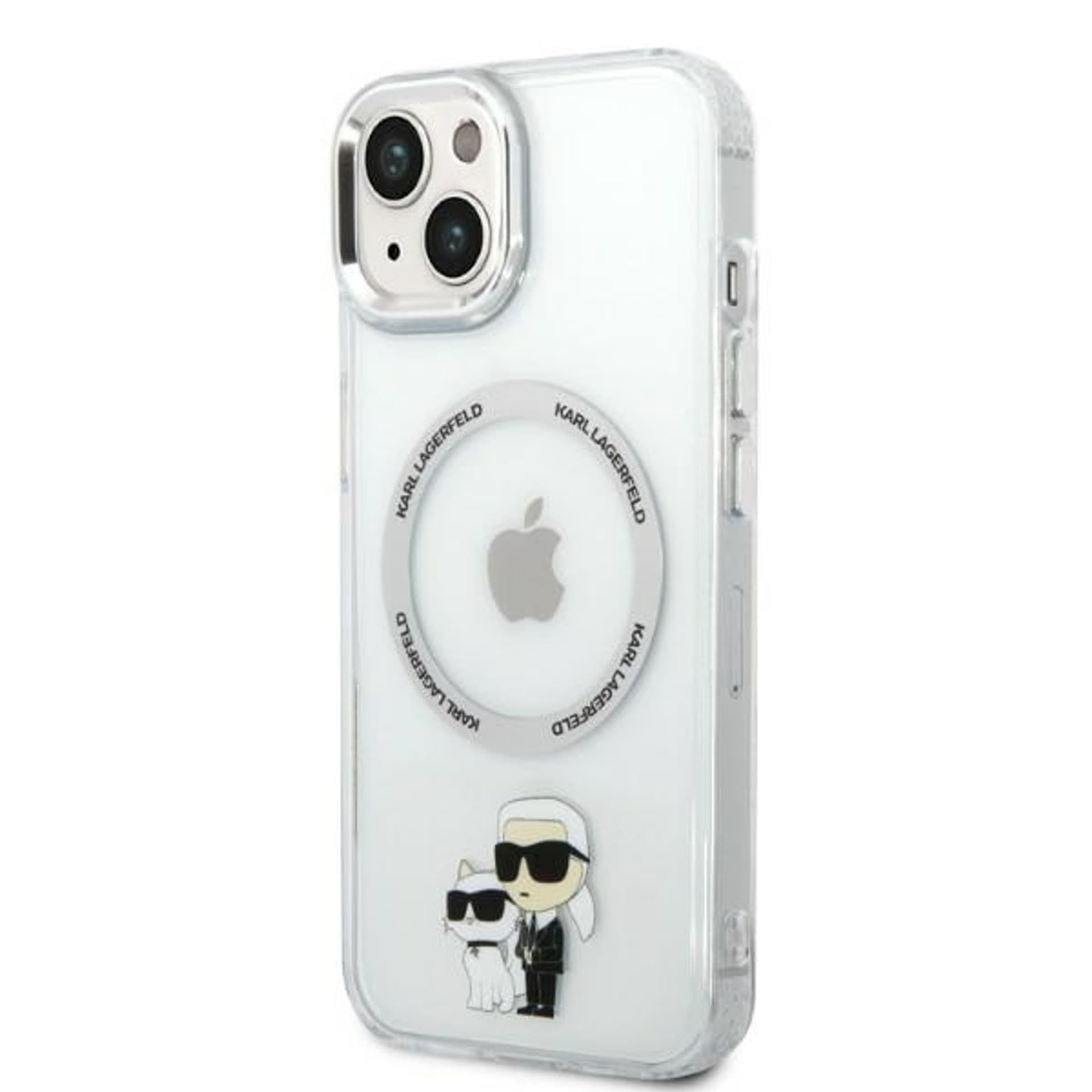 

Karl Lagerfeld KLHMP14SHNKCIT iPhone 14 6,1" hardcase transparent Iconic Karl&Choupette Magsafe