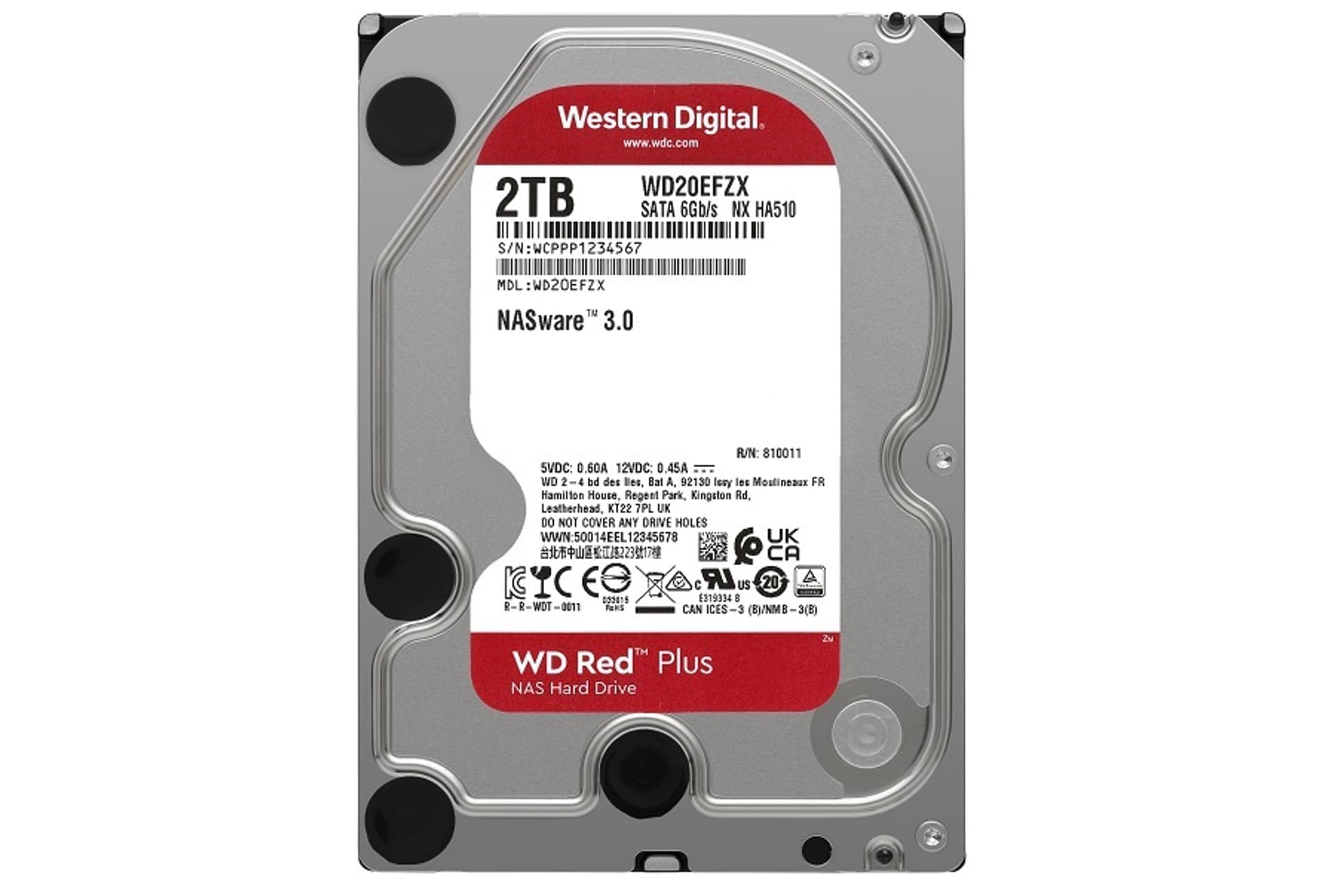 

Dysk twardy WD Red Plus 2 TB 3.5" WD20EFZX