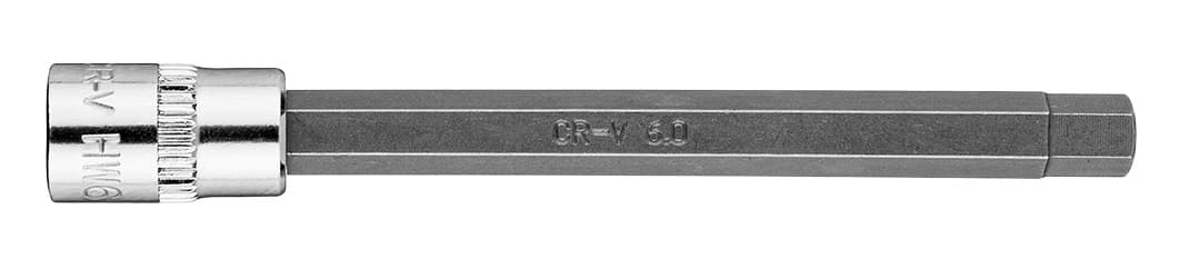 

Końcówka sześciokątna H6 na nasadce 1/4", długa, 87 mm