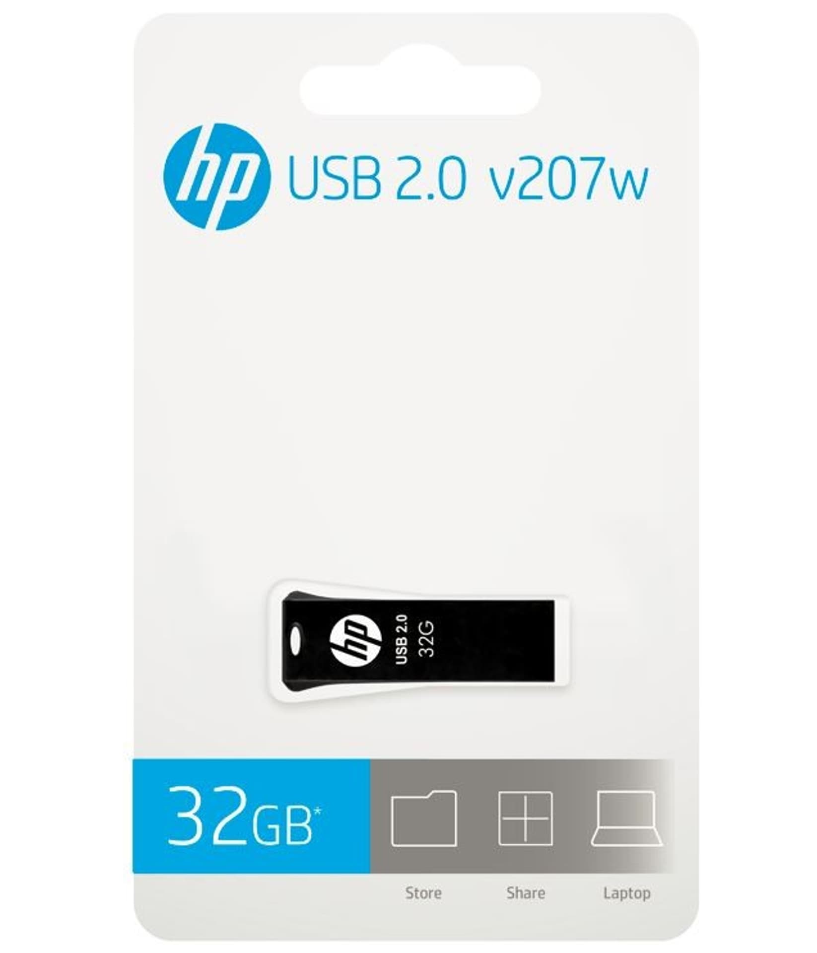 

Pendrive 32 GB HP v207w USB 2.0 HPFD207W-32