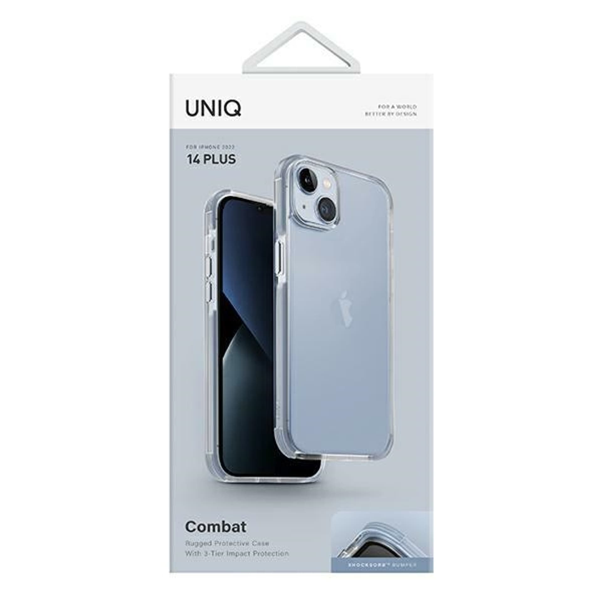 

UNIQ etui Combat iPhone 14 Plus 6,7" niebieski/arctic blue