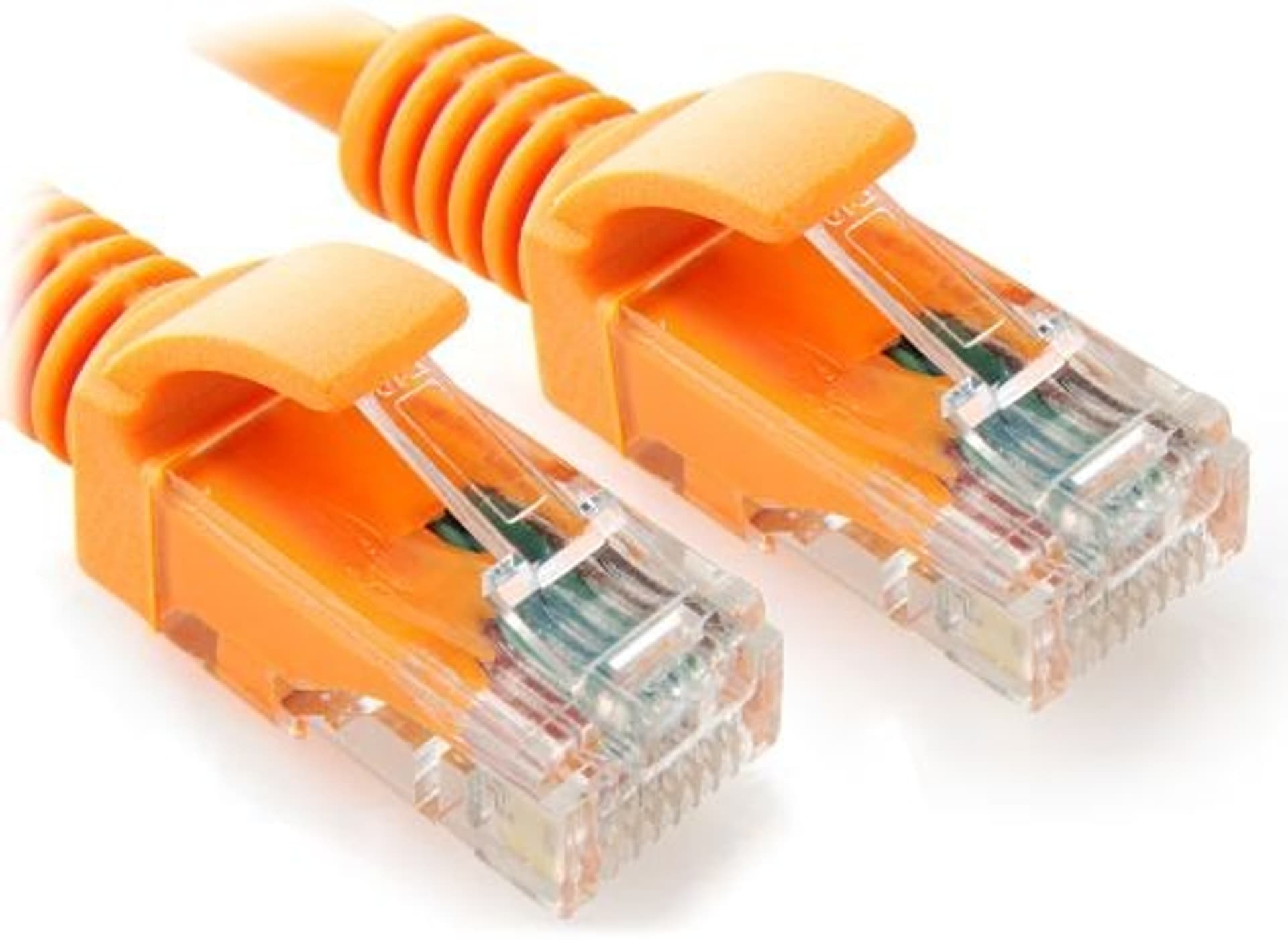 

Patch cord kategoria 5e osłonka zalewana 0.5m pomarańczowy