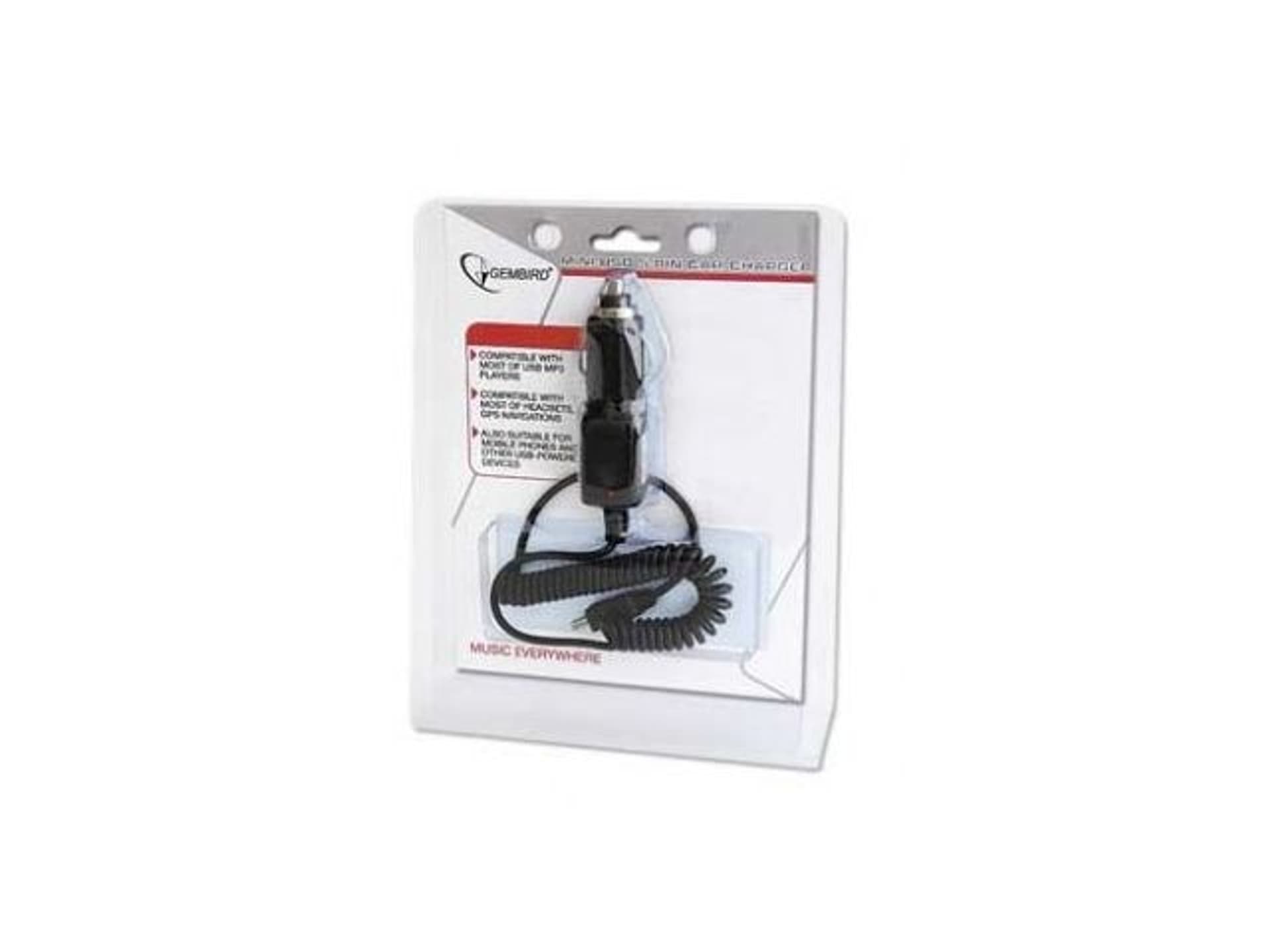 

Ładowarka adapter samochodowa 12V->Mini USB (M)