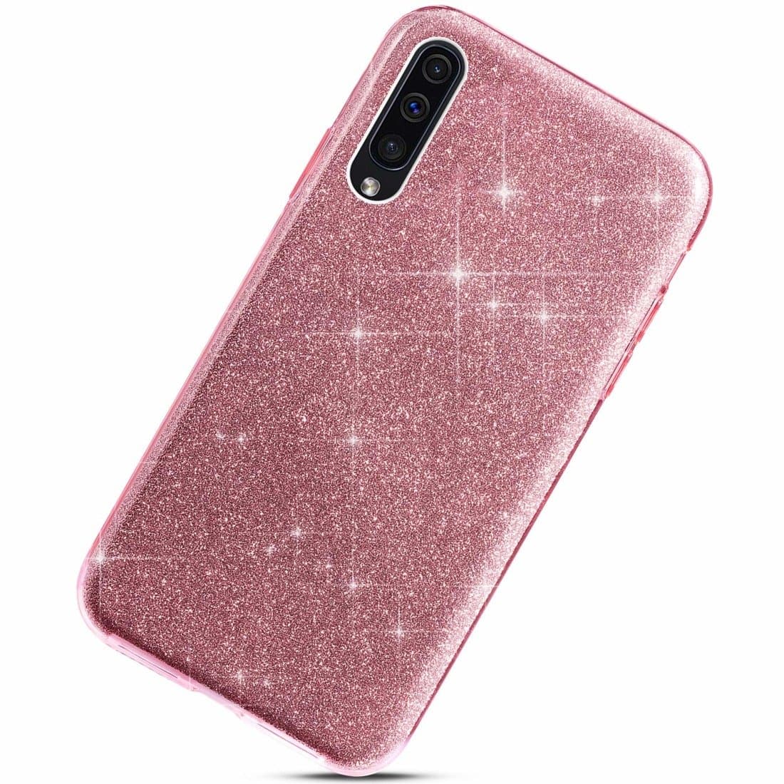 

Etui Glitter SAMSUNG GALAXY A50 różowe