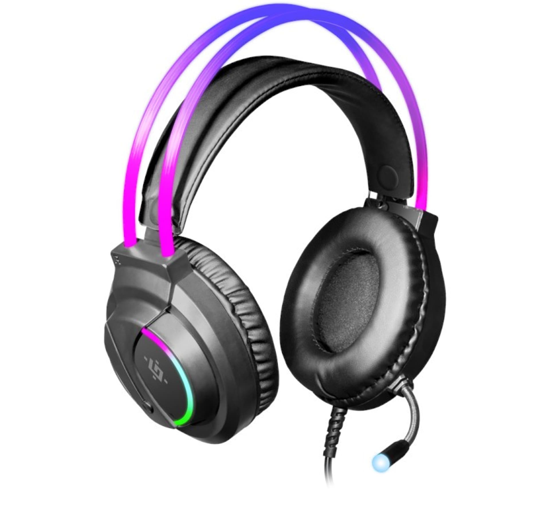 

Słuchawki nauszne z mikrofonem FLAME RGB