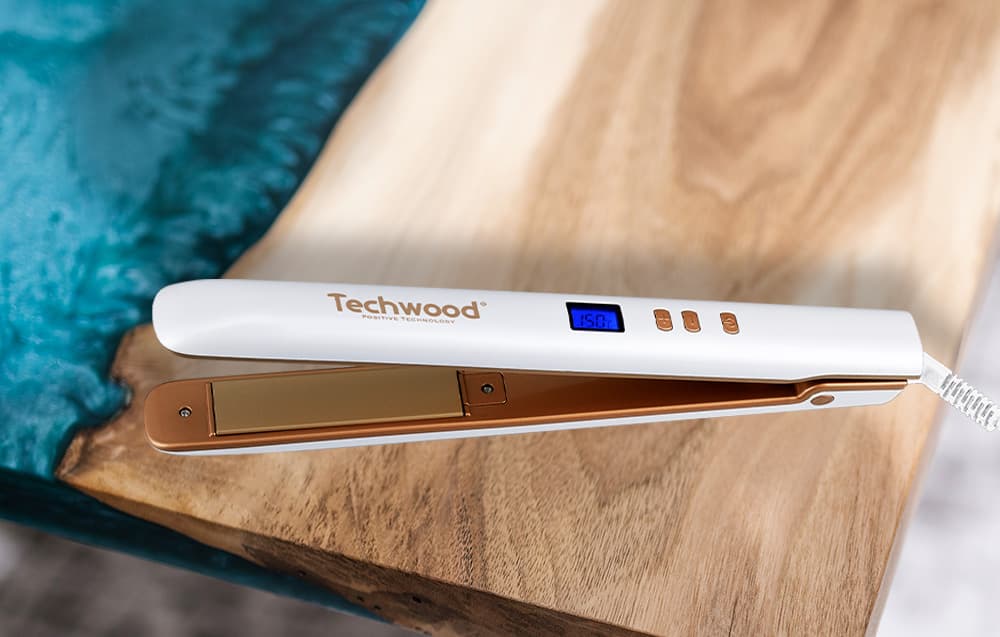 

Prostownica do włosów Techwood TFL-291D (biała)