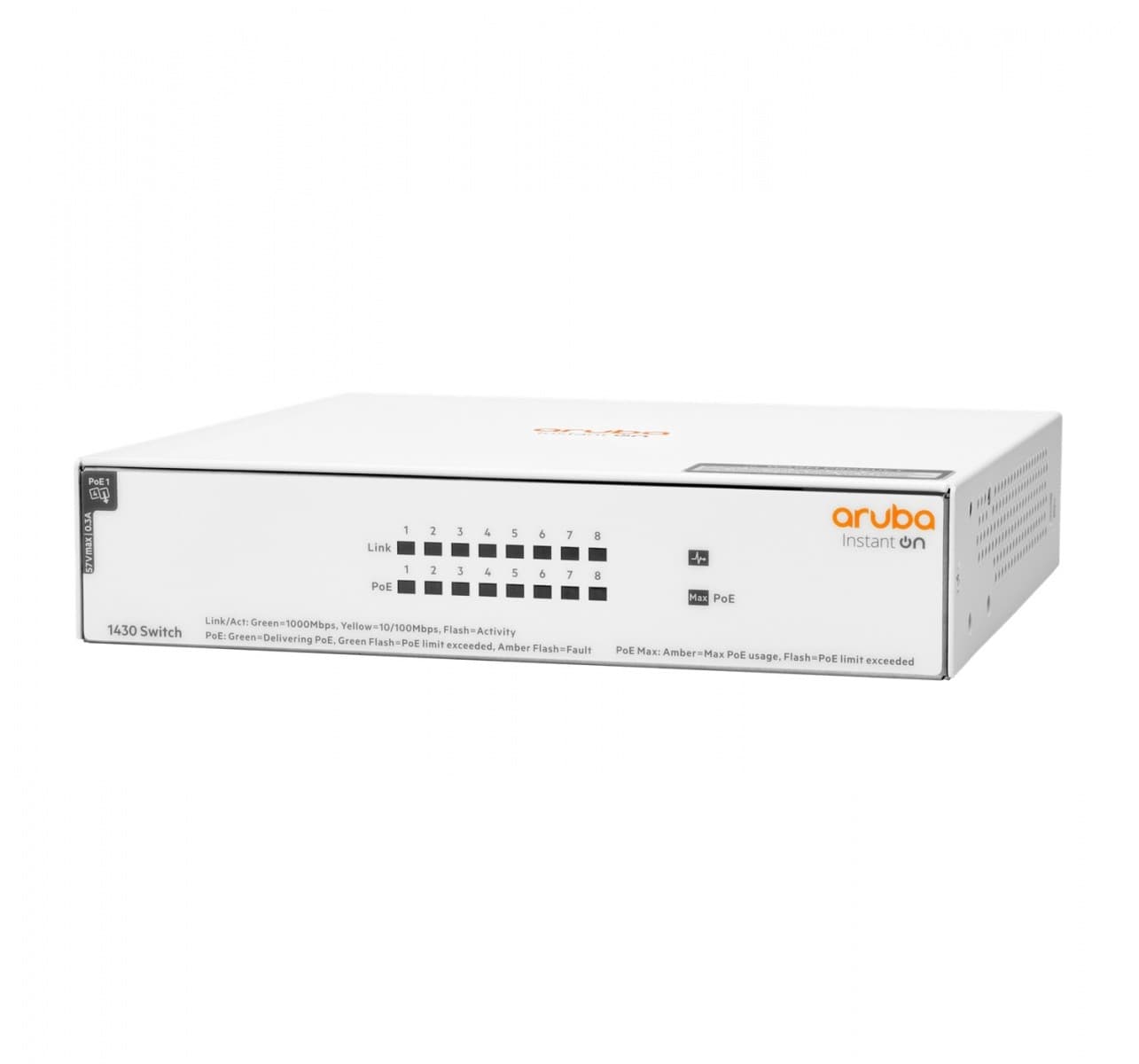 

Przełącznik Switch ARUBA Instant On 1430 8x1GbE PoE R8R46A