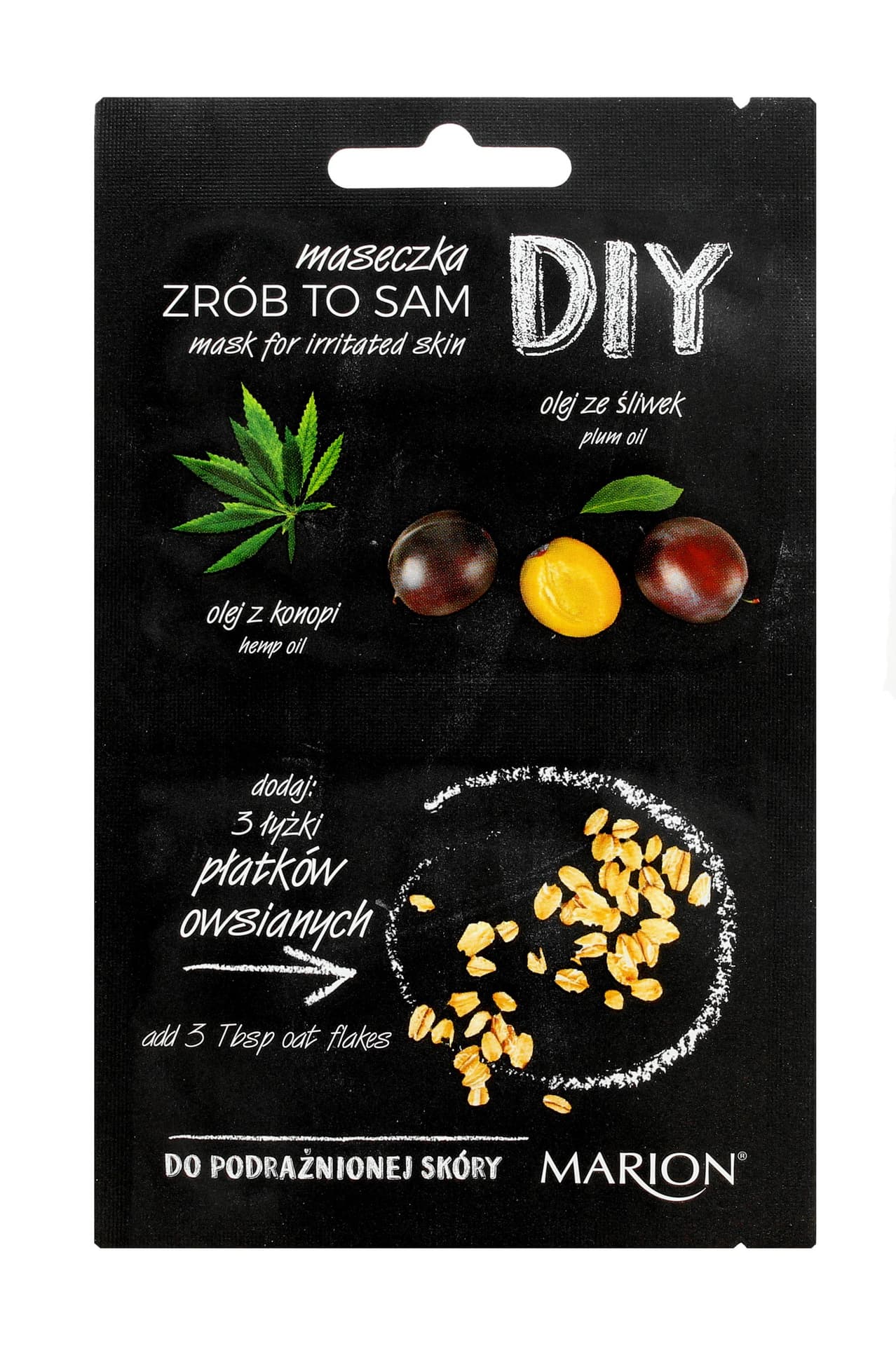 

Marion DIY Maseczka do twarzy "Zrób to sam" do cery podrażnionej 8ml (4ml+6ml)