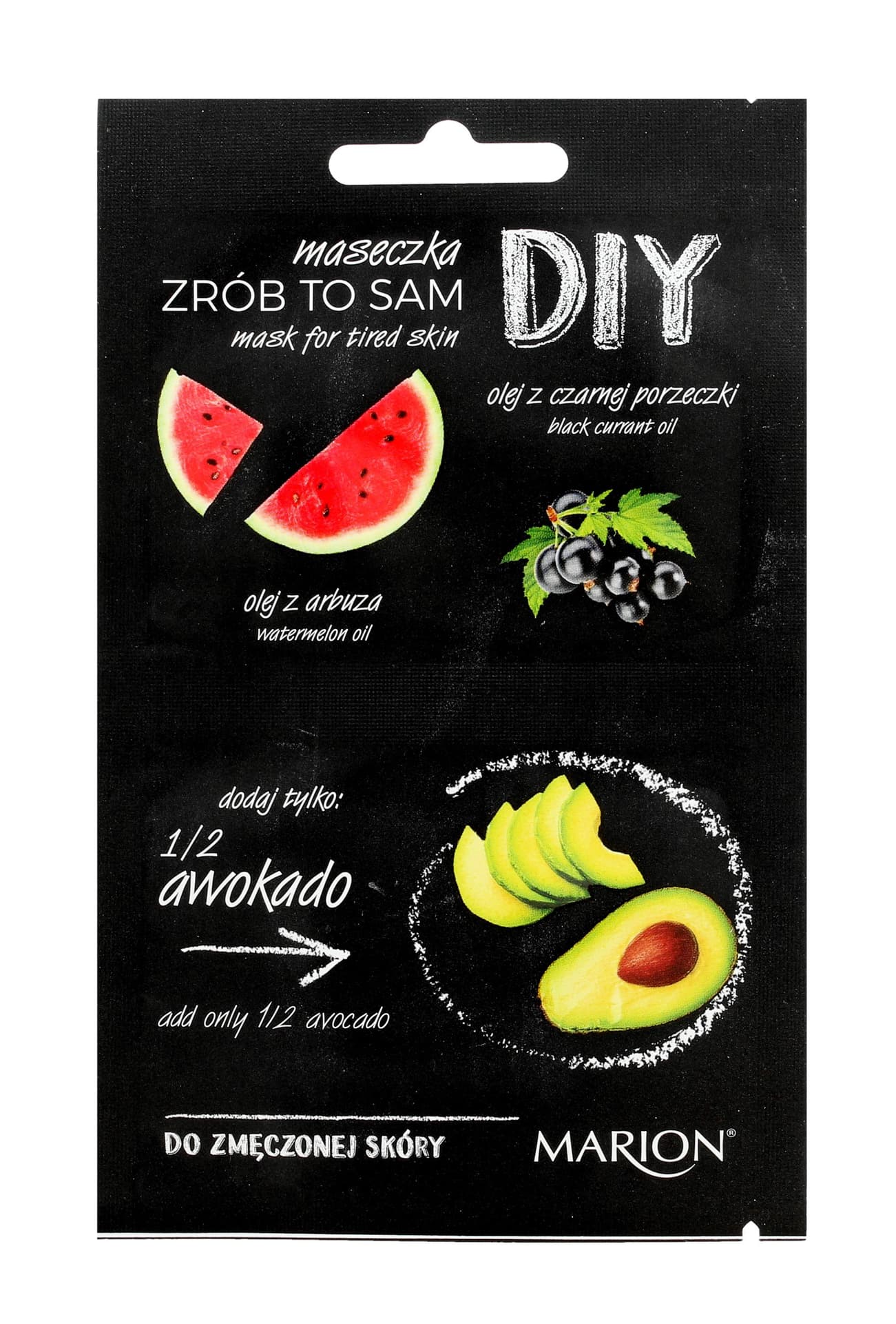 

Marion DIY Maseczka do twarzy "Zrób to sam" do cery zmęczonej 8ml (4ml+6ml)