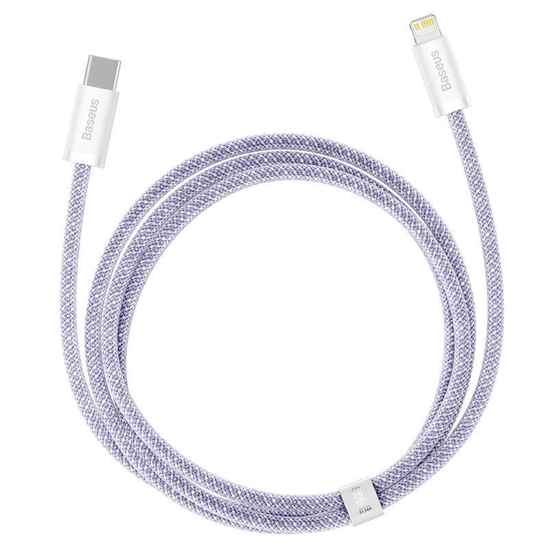 

Kabel USB-C do Lightning Baseus Dynamic 2, 20W, 1m (fioletowy)