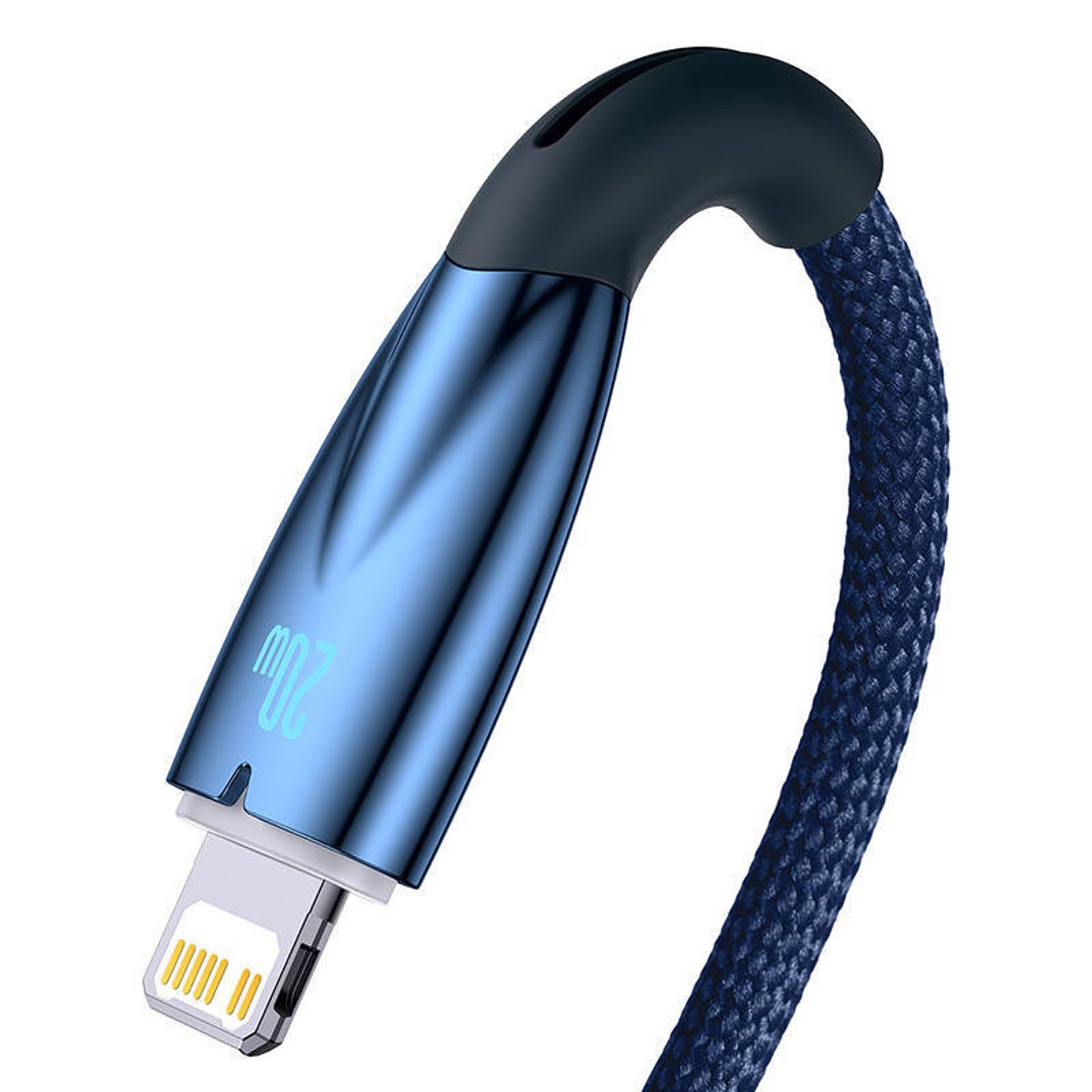 

Kabel USB-C do Lightning Baseus Glimmer, 20W, 1m (niebieski)