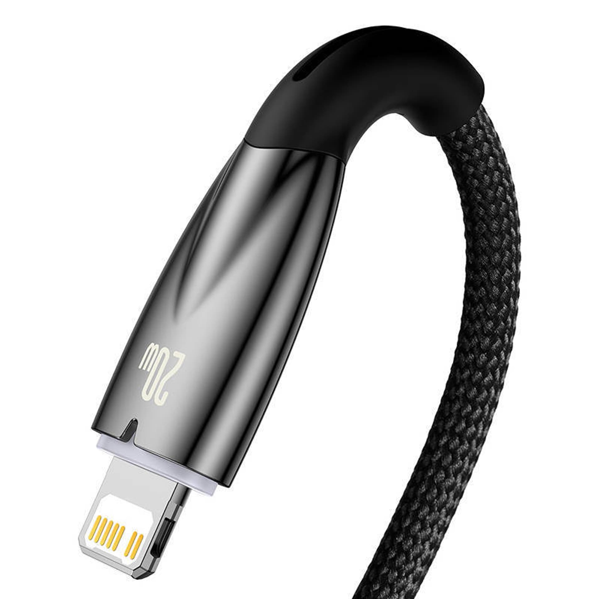 

Kabel USB-C do Lightning Baseus Glimmer, 20W, 1m (czarny)