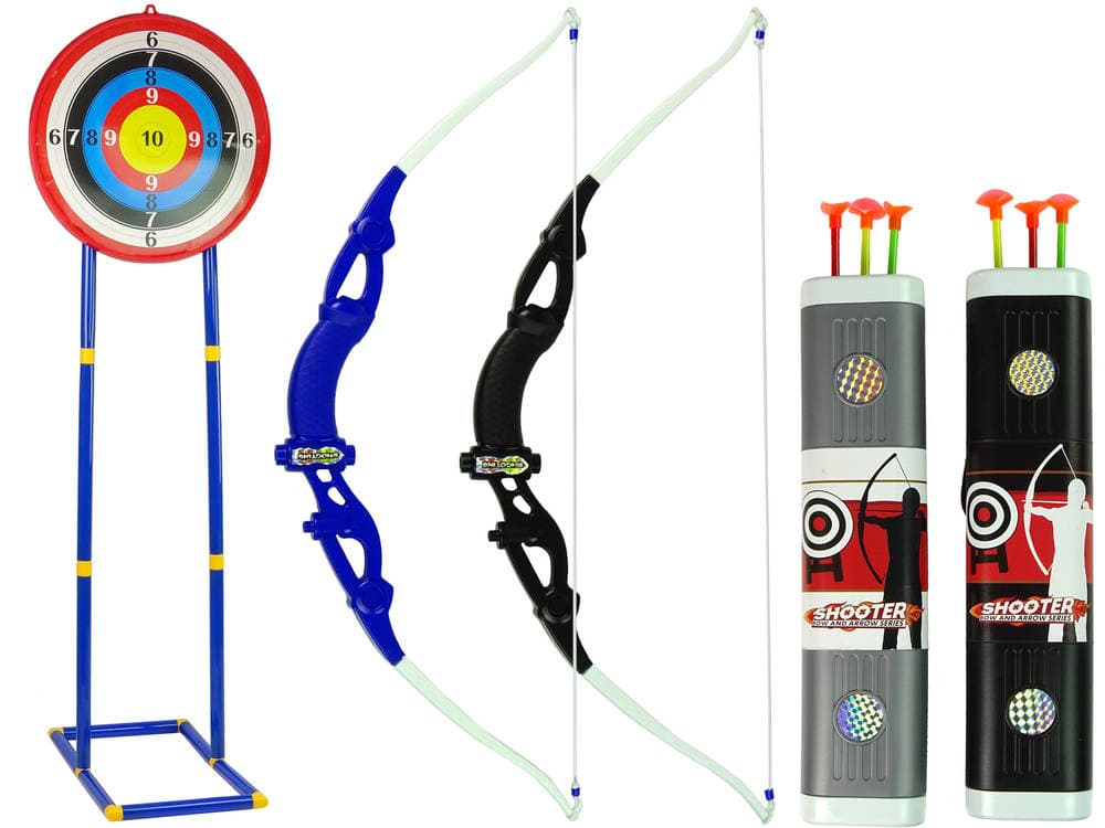 

Zestaw Strzelecki Łuk Tarcza na Stojaku 134 cm Kołczan Pistolety