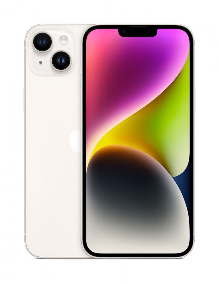 

Smartphone APPLE iPhone 14 Plus 256 GB Starlight (Księżycowa poświata) MQ553PX/A