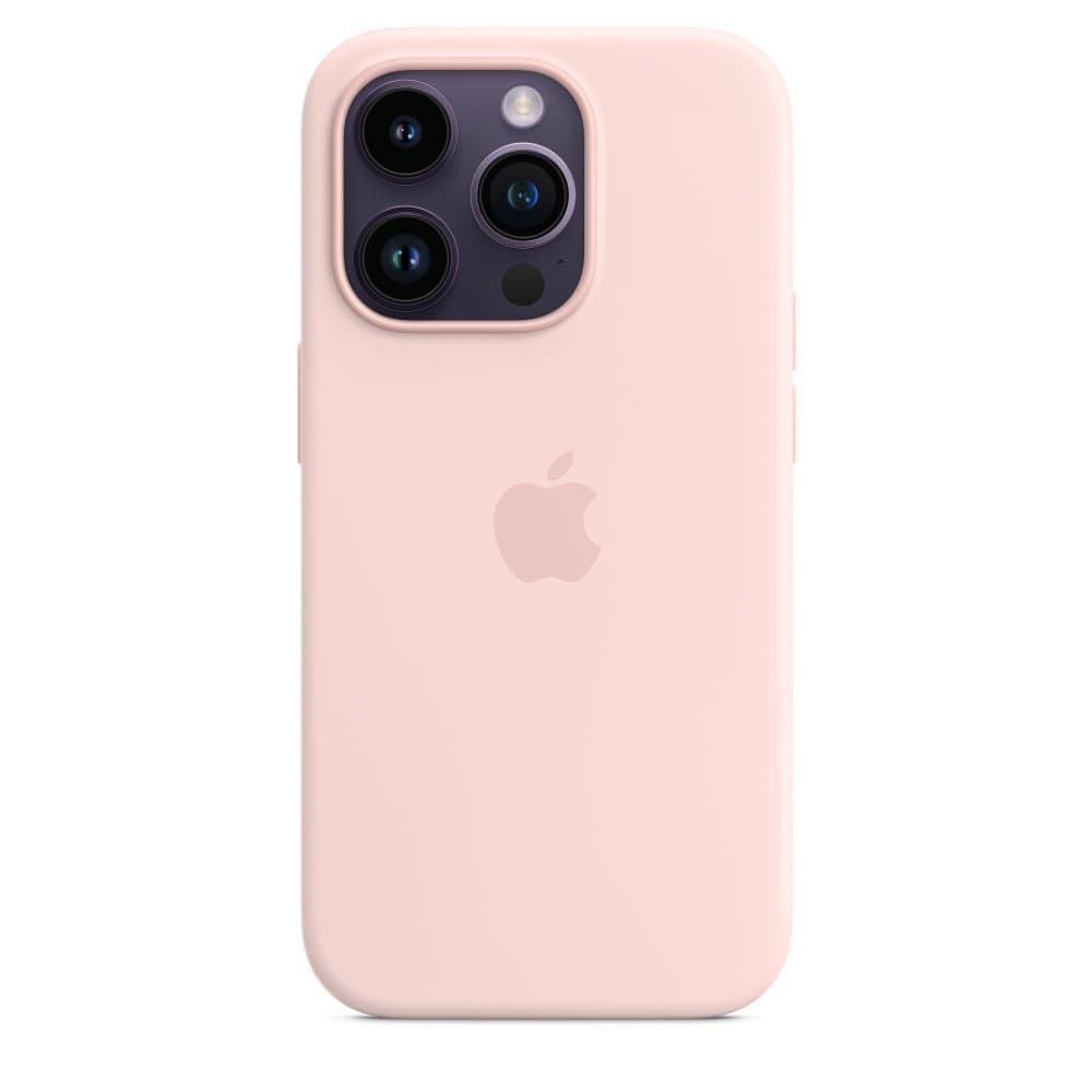 

Etui silikonowe z MagSafe do iPhone 14 Pro - kredowy róż
