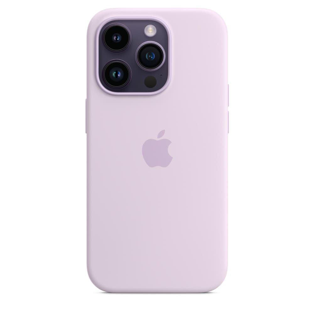 

Etui silikonowe z MagSafe do iPhone 14 Pro - liliowe
