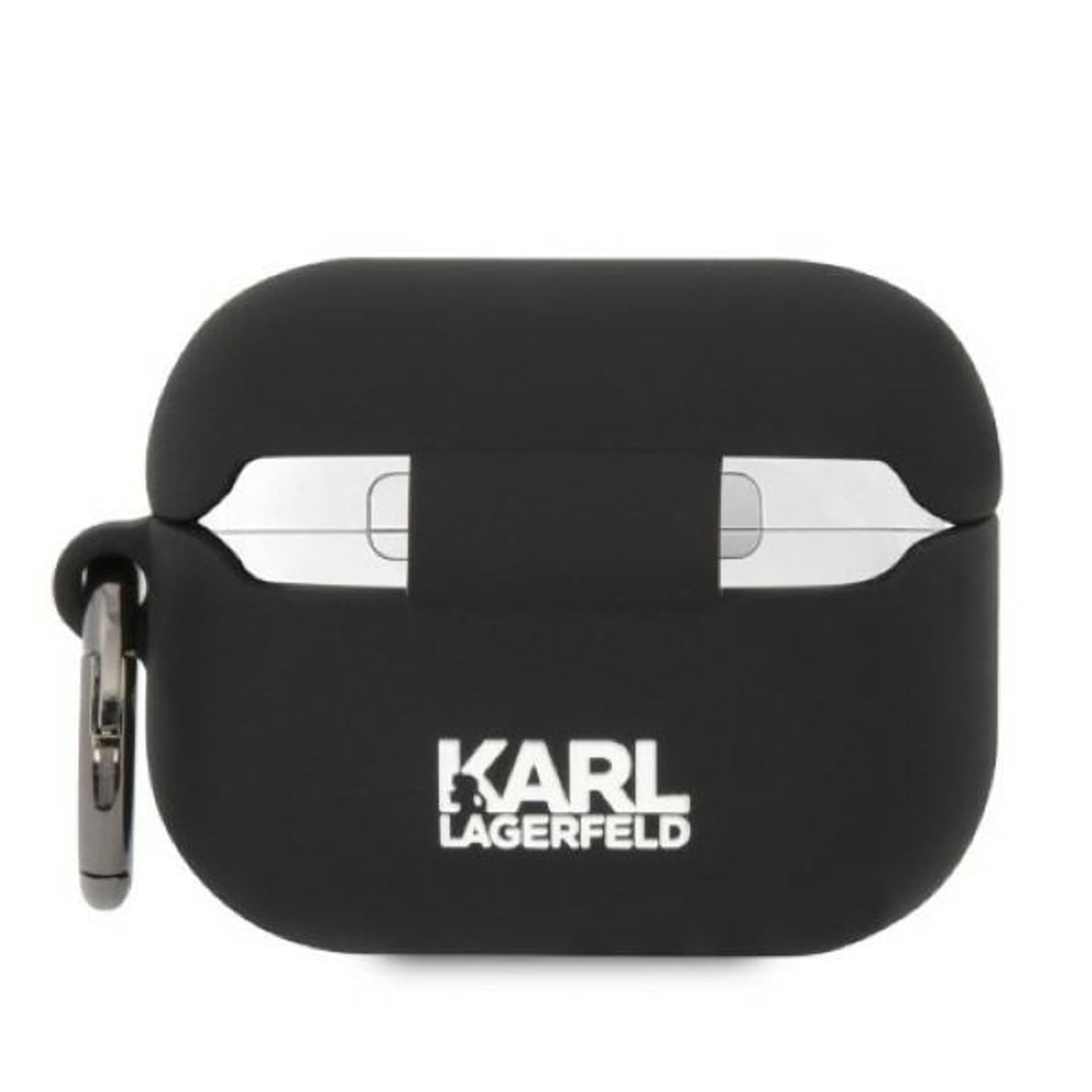 

Karl Lagerfeld KLACAPSILKCK AirPods Pro cover czarny/black Silicone Karl & Choupette