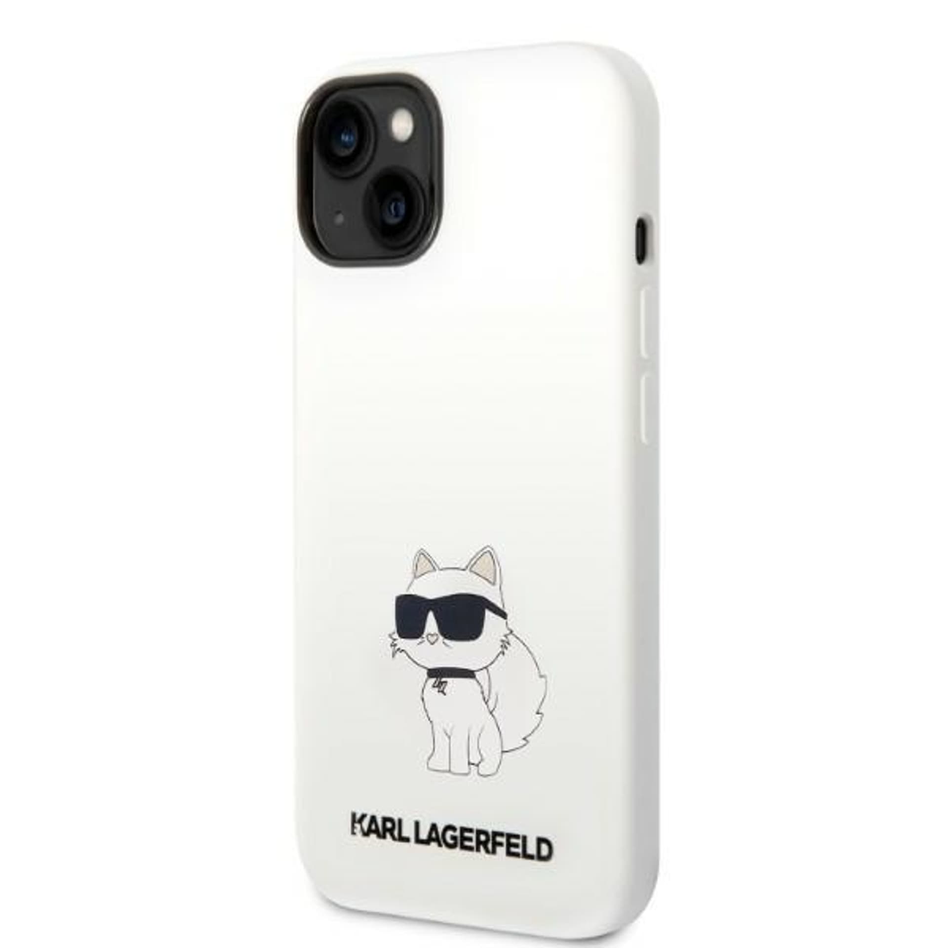 

Karl Lagerfeld KLHMP14MSNCHBCH iPhone 14 Plus 6,7" hardcase biały/white Silicone Choupette MagSafe