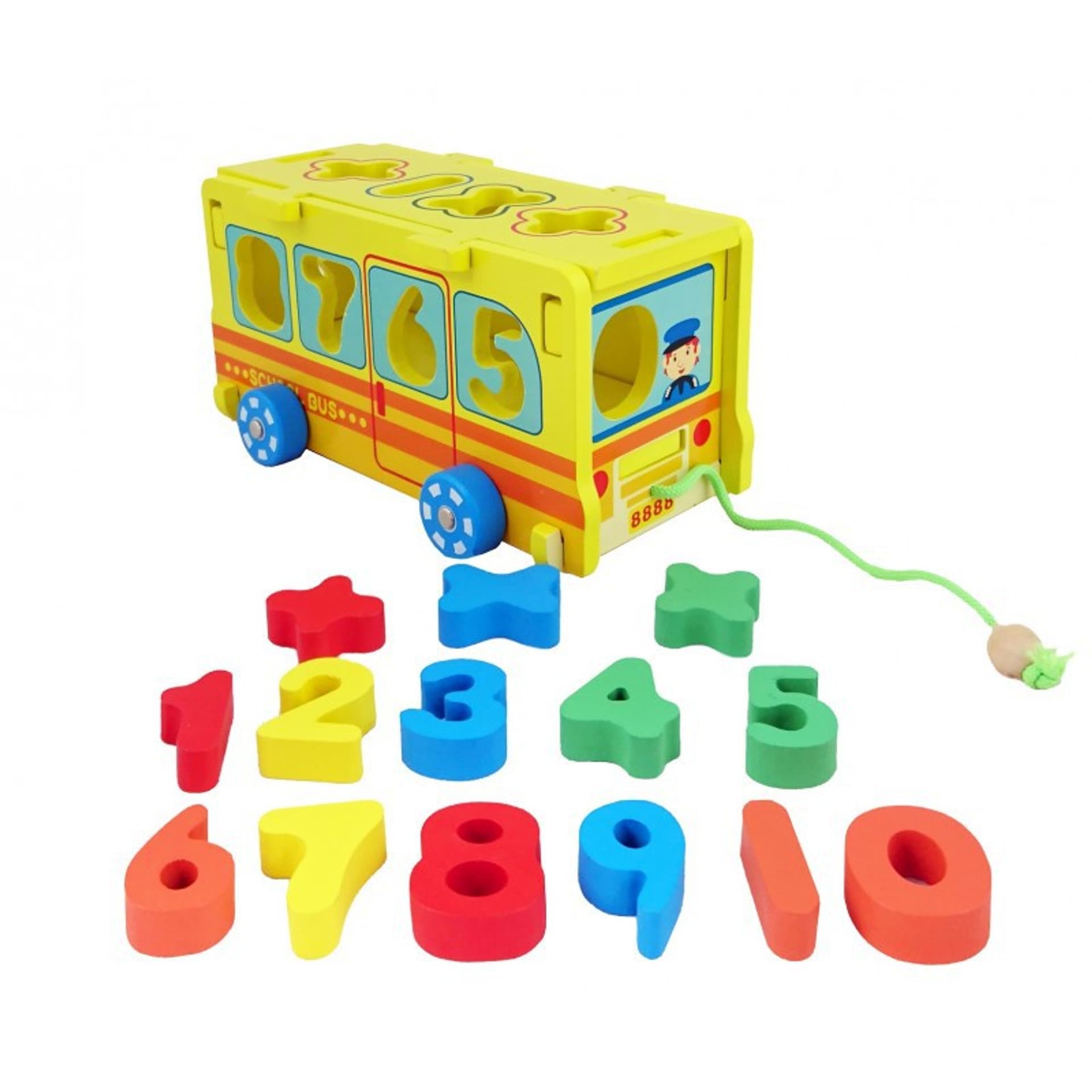 

Autobus sorter z cyferkami puzzle