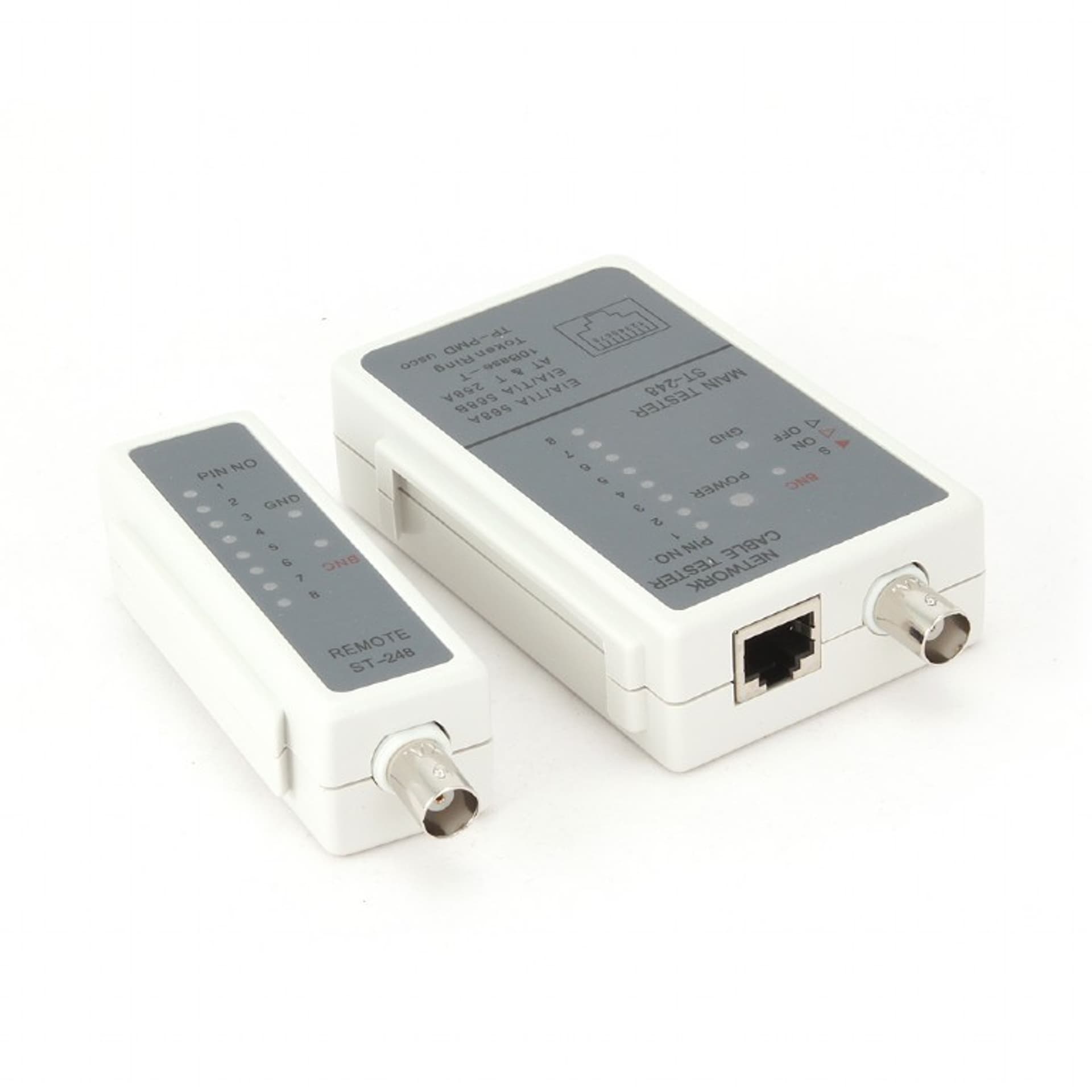 

Tester diodowy kabli RJ45, RG-58