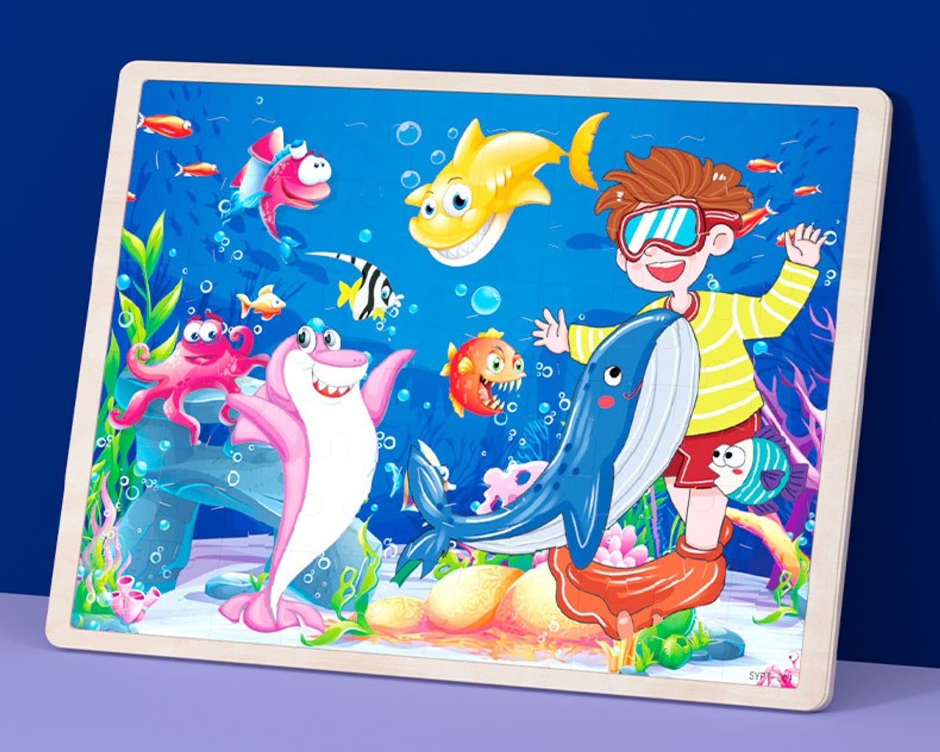 

PUZZLE DREWNIANE POD WODĄ JHTOY-991