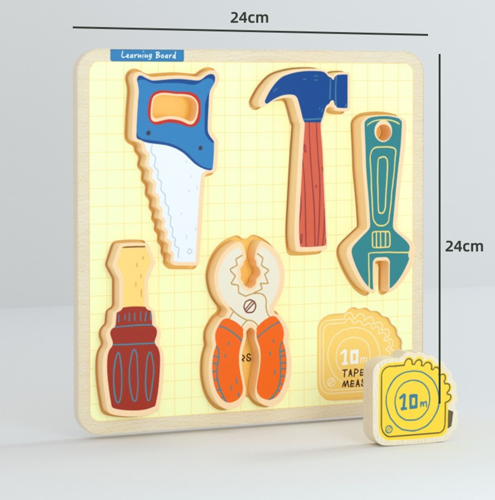 

PUZZLE DREWNIANE EDUKACYJNE NARZĘDZIA ZKB-2053