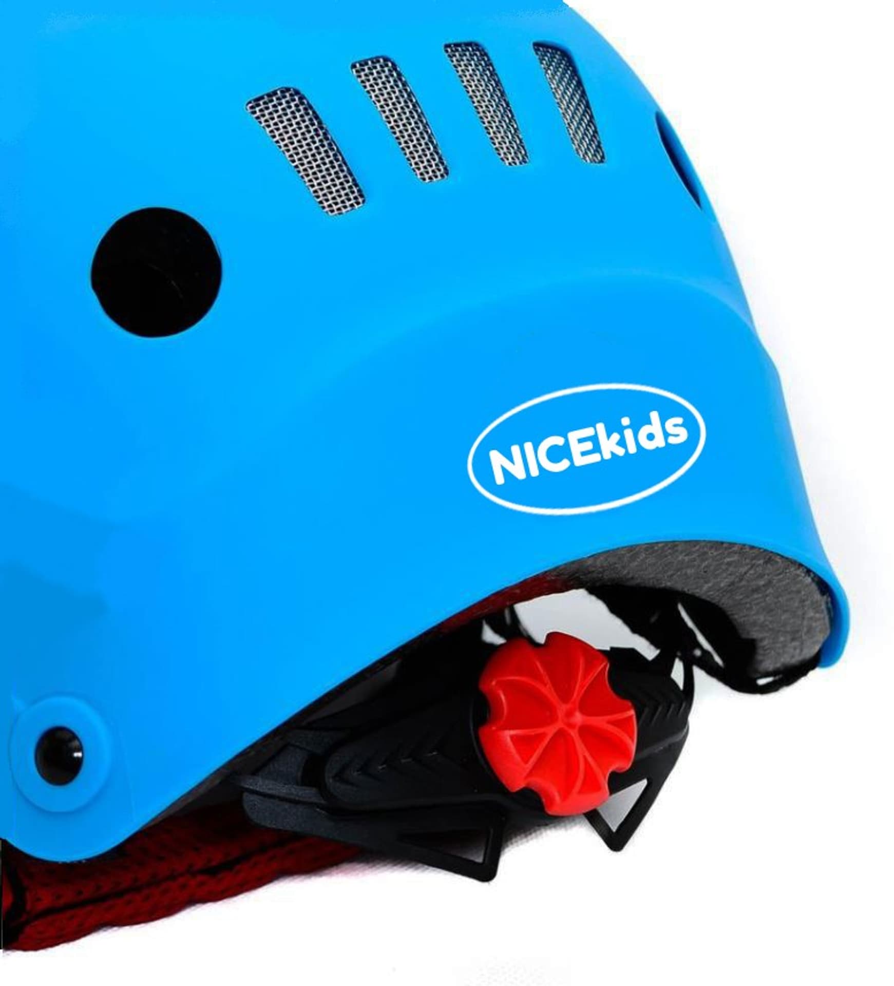

KASK REGULOWANY NIEBIESKI NICEKIDS na hulajnoga rolki deskorolka rower