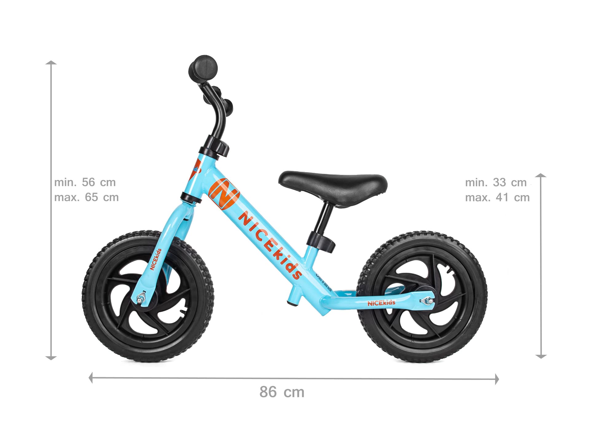

Rowerek biegowy 12' NICEkids BLUE ORANGE 2133