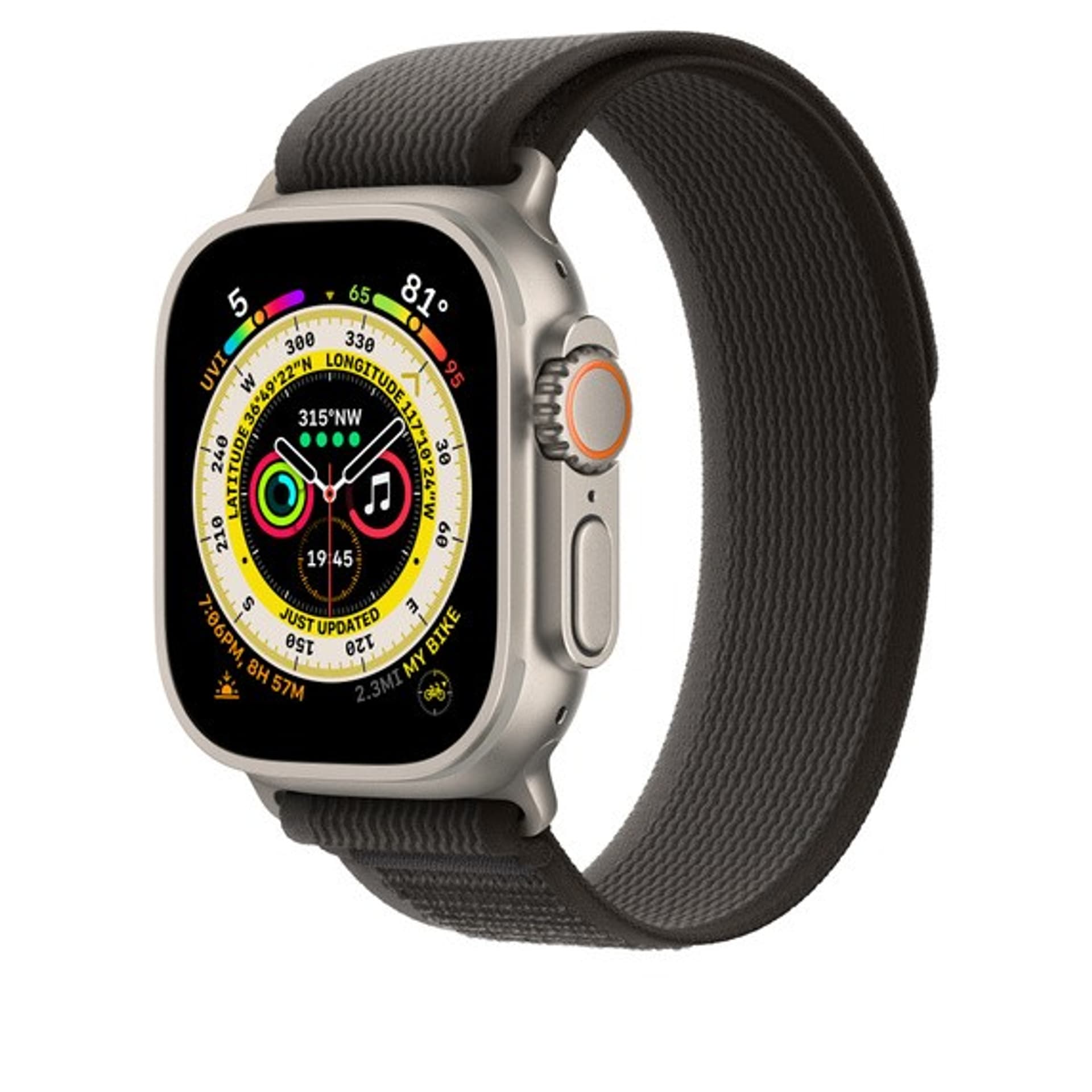

Opaska Trail w kolorze czarnym/szarym do koperty 49 mm - rozmiar S/M